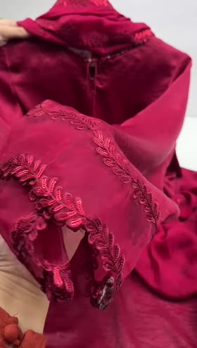 Rs 14000 Aneelas Eid Launch Stiched Shisha Silk Emb 3 Pc [Eid-04] [Dispatch Time 2 Months]