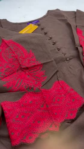 Rs 3000 Sana Safinaz winter Emb stitched shirt Retail 9490 ( CH 19. L