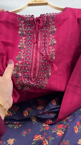 Rs 6500 Aneelas Stitched Lawn Jacquard Emb 2pc [LUX-26-22] [Dispatch Time 2.5 Months]