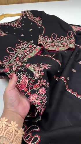 Rs 8800 Aneelas Stitched Peach Wool Shirt Trouser 2pc [PL-12] [Dispatch time 2 Months]