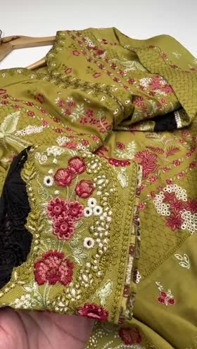 Rs 12000 Aneelas Stitched Luxury Winter Emb Twill 2pc [LAIBA-04] [Dispatch Time 2 Months]