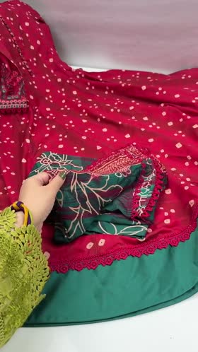 Rs 9800 Aneelas Stitched Lawn Print ONLY Frock Chiffon Duppata [SPR-26-85-C-A] [Dispatch Time 2 Months]