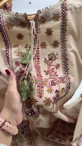 Rs 7500 Aneelas Stitched Lawn Emb Shirt Trouser 2pc [LUX-26-69] [Dispatch Time 2 Months]