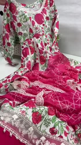 Rs 15950 Aneelas Stitched Lawn Print Emb Frock 3pc [SPR-26-51] [Dispatch Time 2 Months]