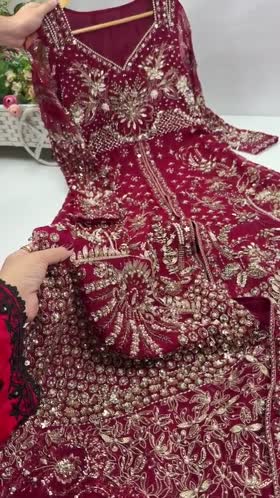 Aneelas Bridal Ada Work Emb 3pc [BR-42] [Dispatch Time 2.5 Months]