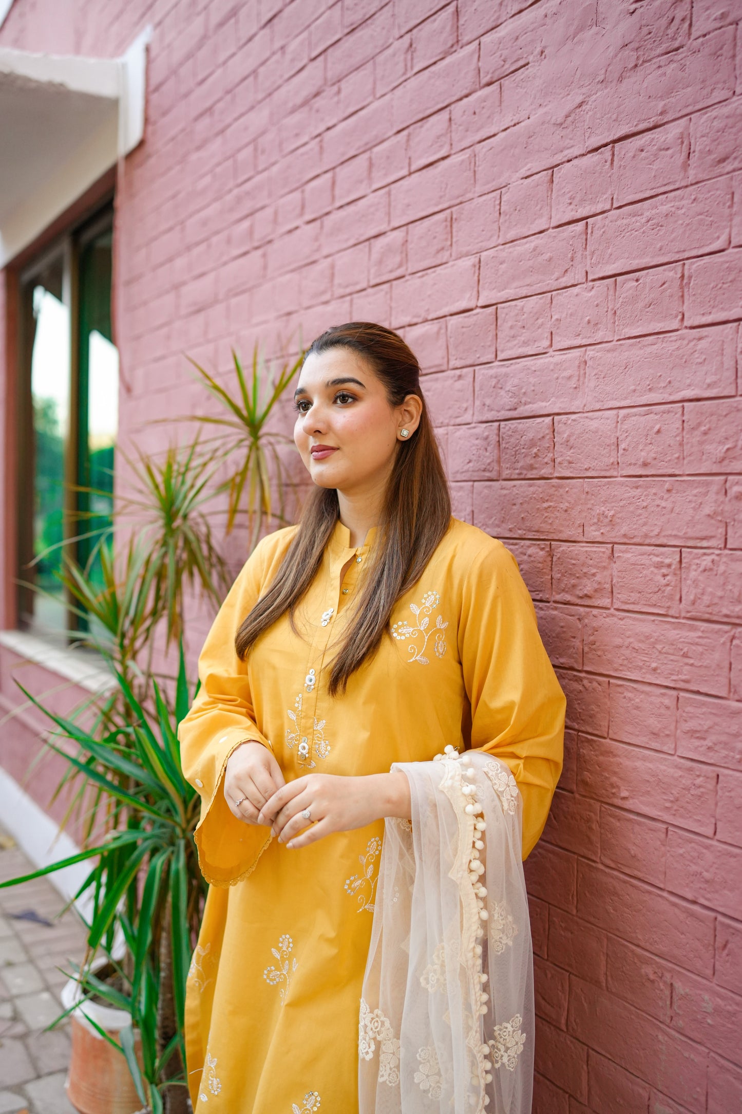 Rs 5000 Aneelas Stitched Lawn Emb 2pc [SL-01] [Dispatch time 2 Months]