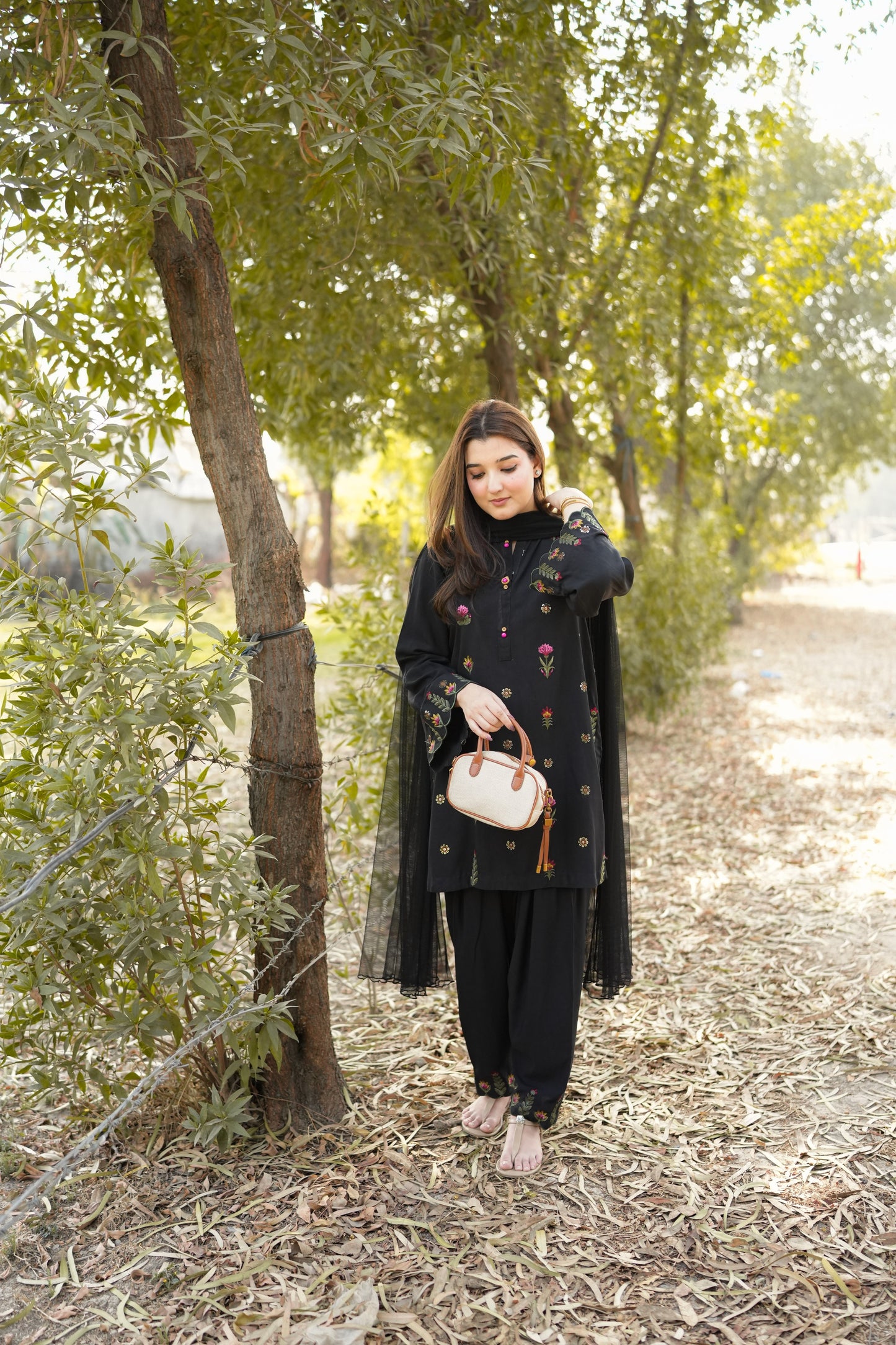 Rs 6500 Aneelas Stitched Lawn Emb 2pc [SL-04] [Dispatch Time 2 Months]