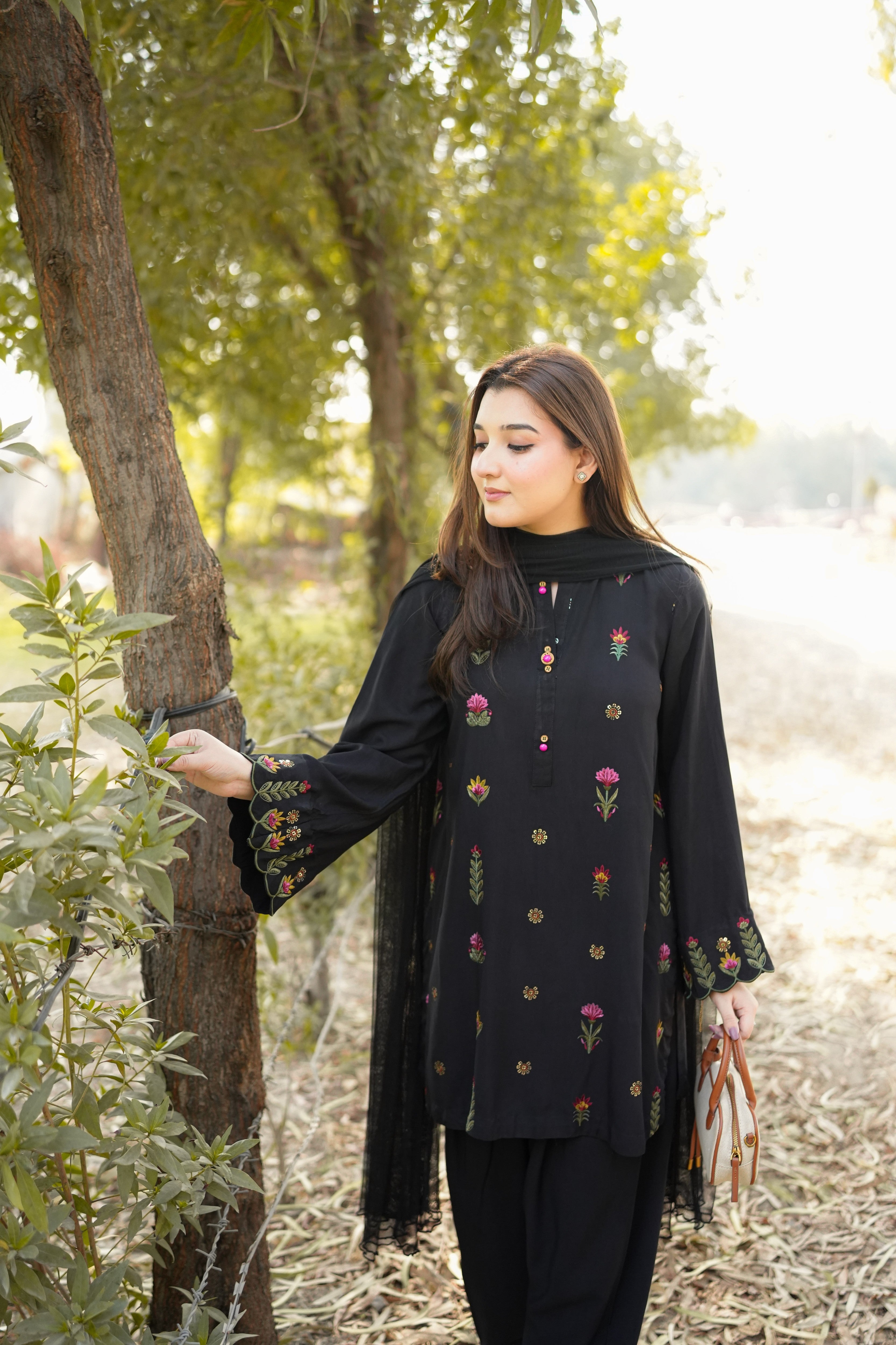 Rs 6500 Aneelas Stitched Lawn Emb 2pc [SL-04] [Dispatch Time 2 Months]