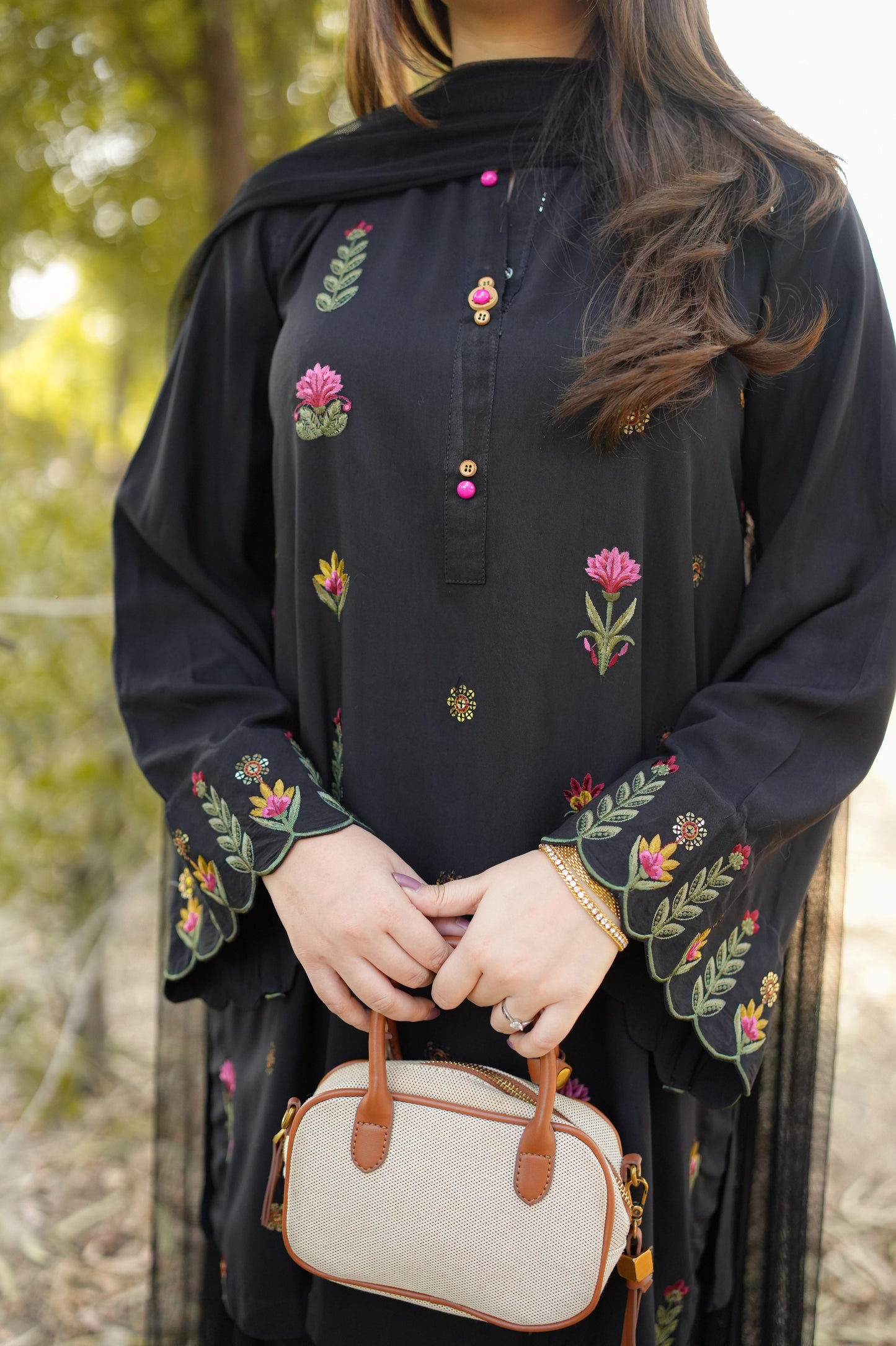 Rs 6500 Aneelas Stitched Lawn Emb 2pc [SL-04] [Dispatch Time 2 Months]