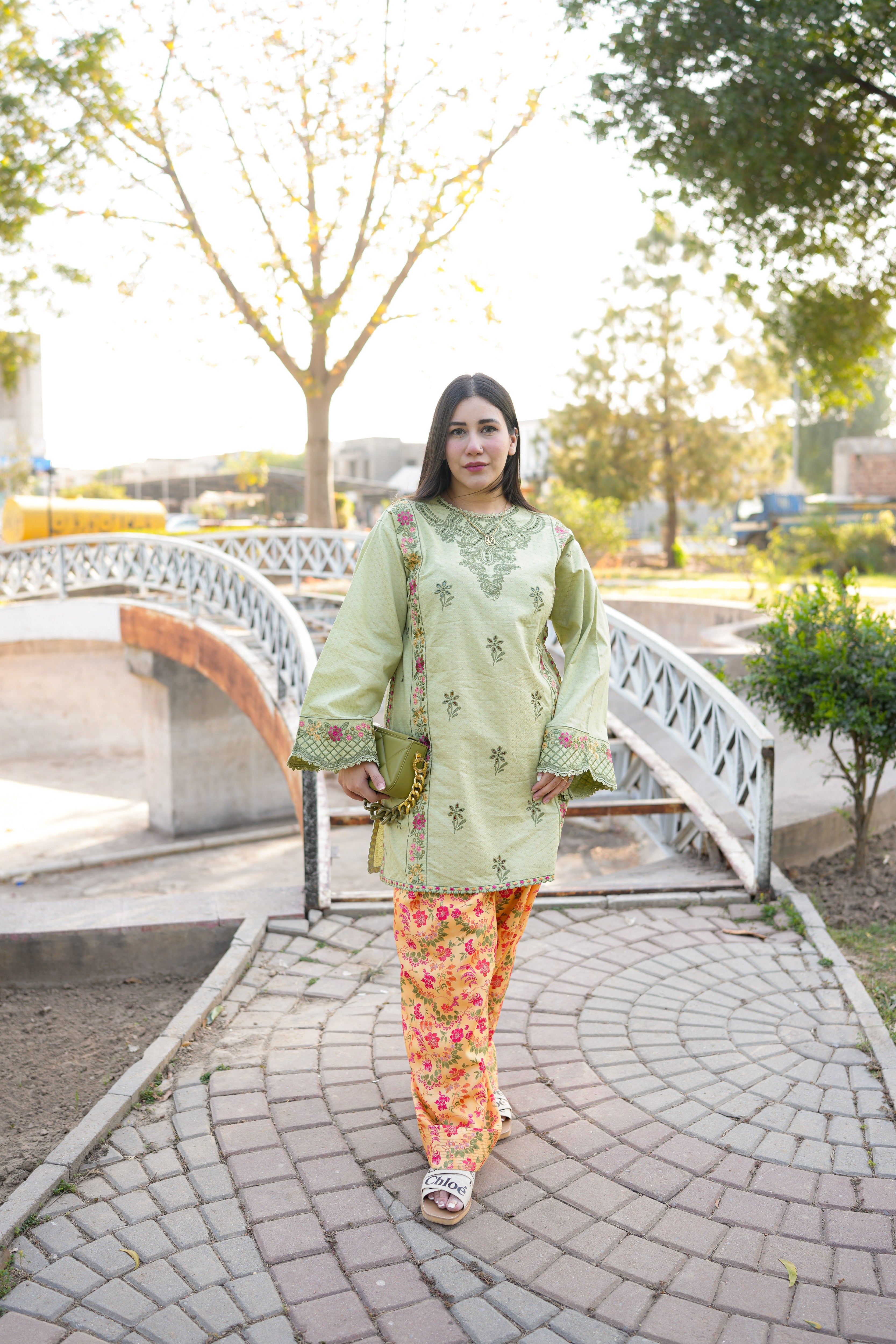 Rs 8000 Aneelas Stitched Lawn Jacquard Emb 2pc [LUX-26-25] [Dispatch Time 2.5 Months]