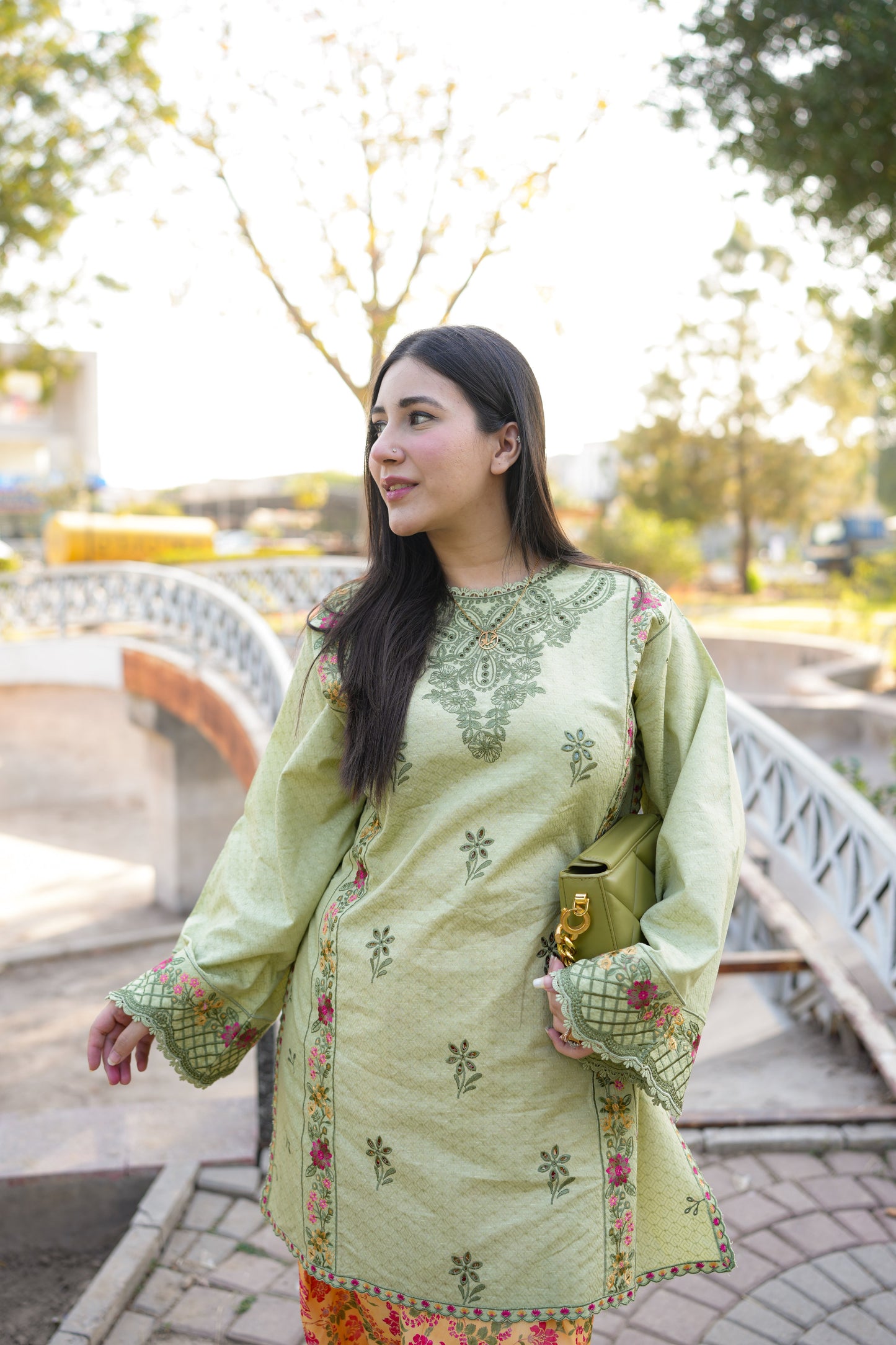 Rs 8000 Aneelas Stitched Lawn Jacquard Emb 2pc [LUX-26-25] [Dispatch Time 2.5 Months]