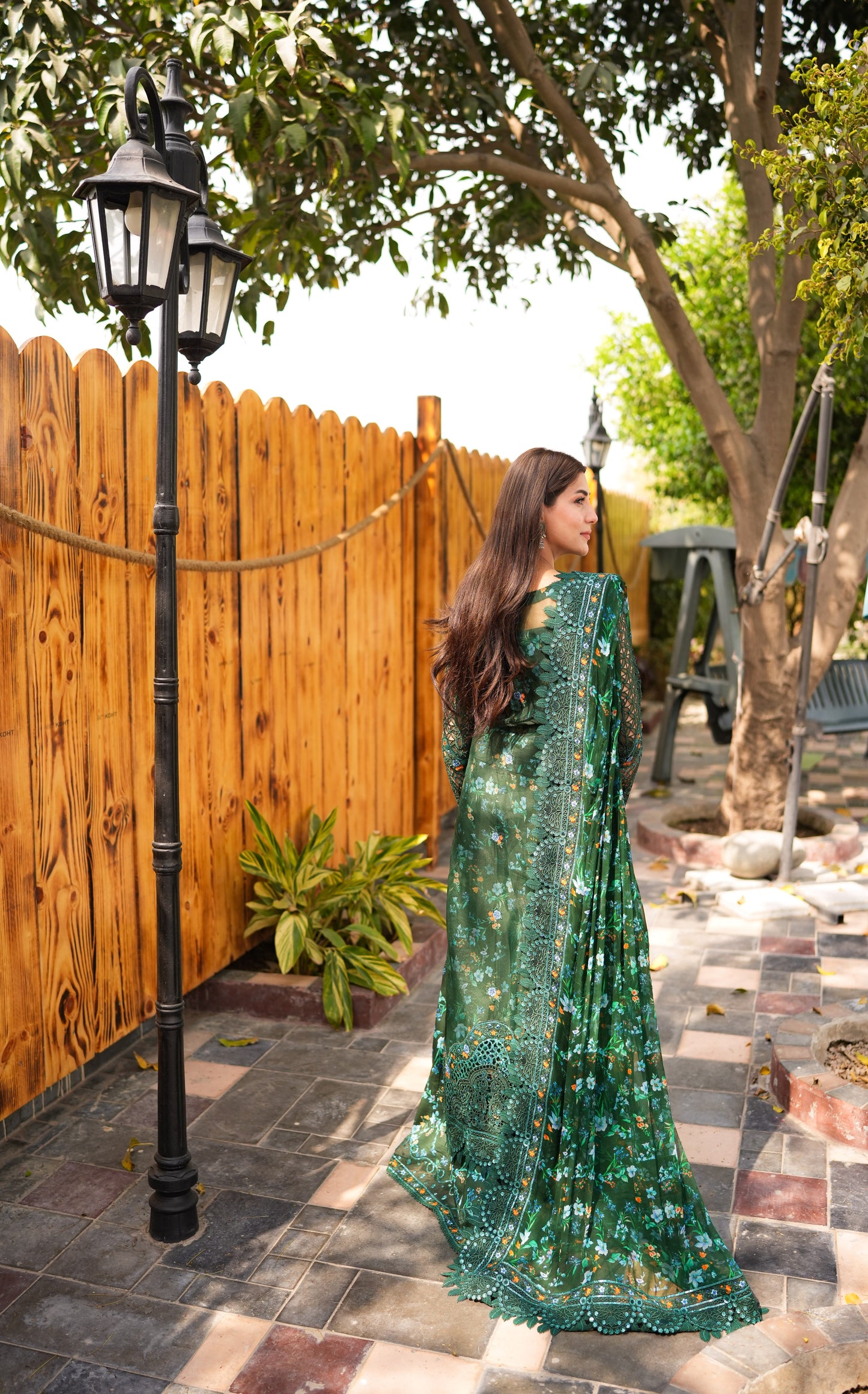 Rs 25000 Aneelas Stitched Luxury Organza Emb 4pc [LUX-OR-02-A] [EAD] [Dispatch Time 1.5 Months]