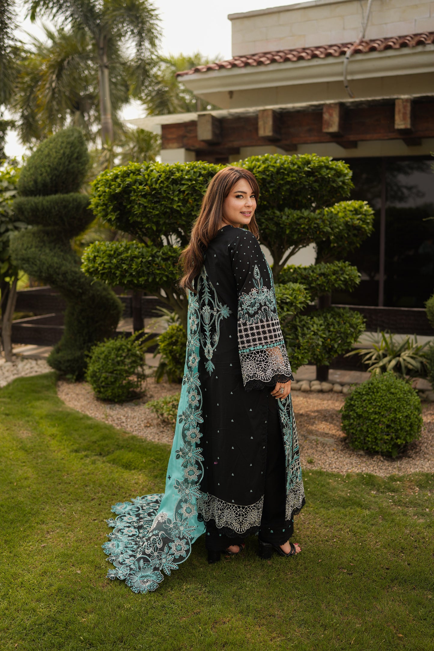 Rs 22000 Aneelas Stitched Signature Luxury Lawn Emb 3pc [LUX-26-24] [EAD] [Dispatch Ready]