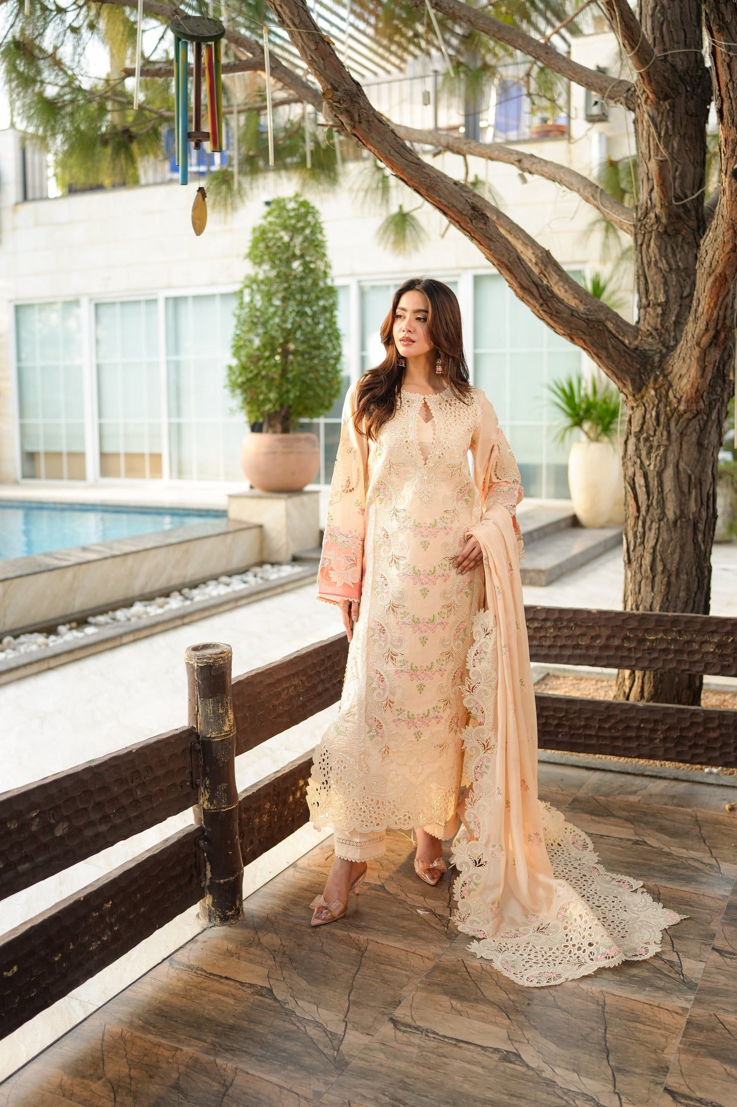 Rs 22000 Aneelas Stitched Signature Lawn Emb 3pc Emb Silk Duppata [LUX-26-31] [EAD] [Dispatch Ready]