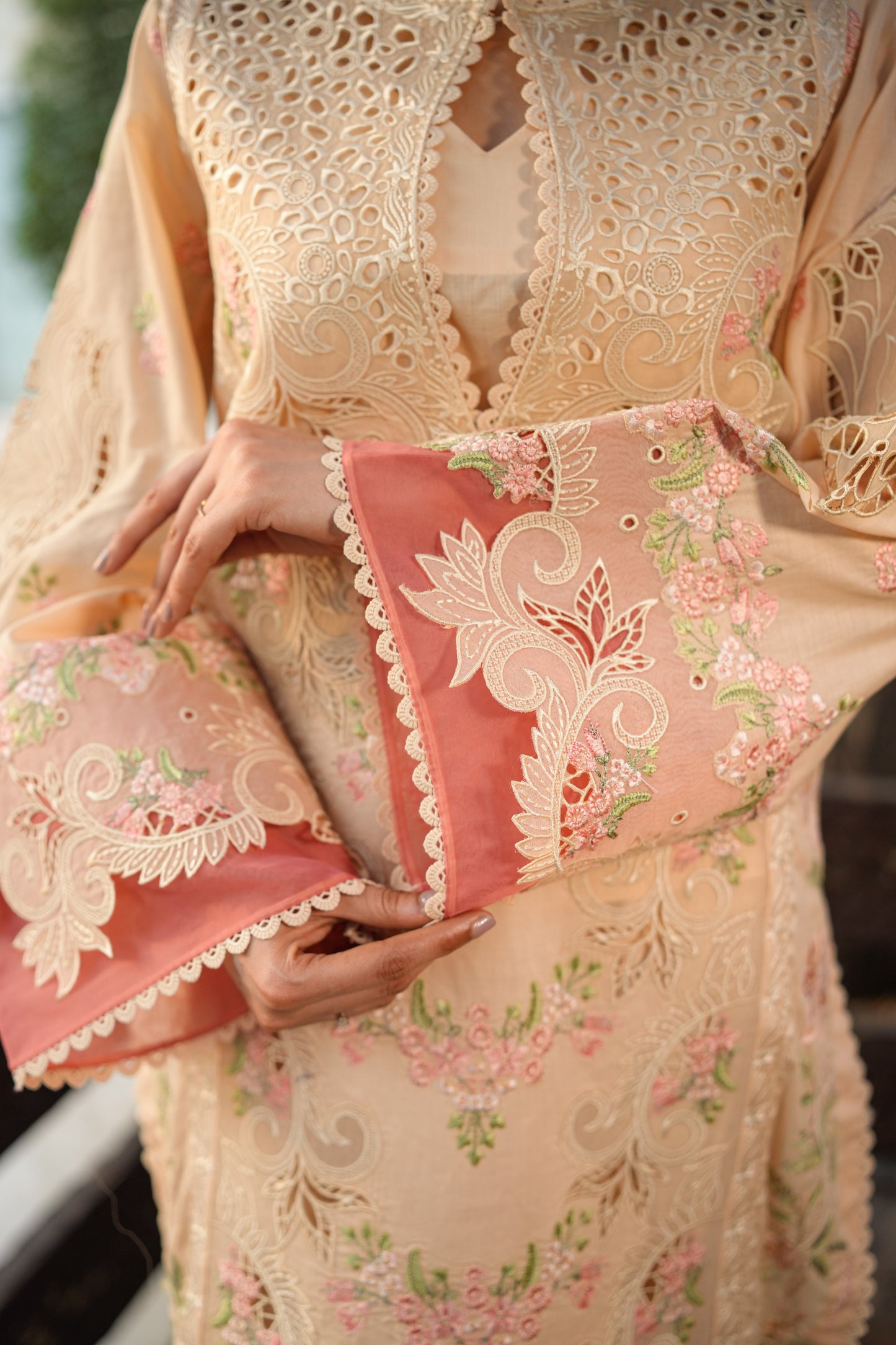 Rs 22000 Aneelas Stitched Signature Lawn Emb 3pc Emb Silk Duppata [LUX-26-31] [EAD] [Dispatch Ready]