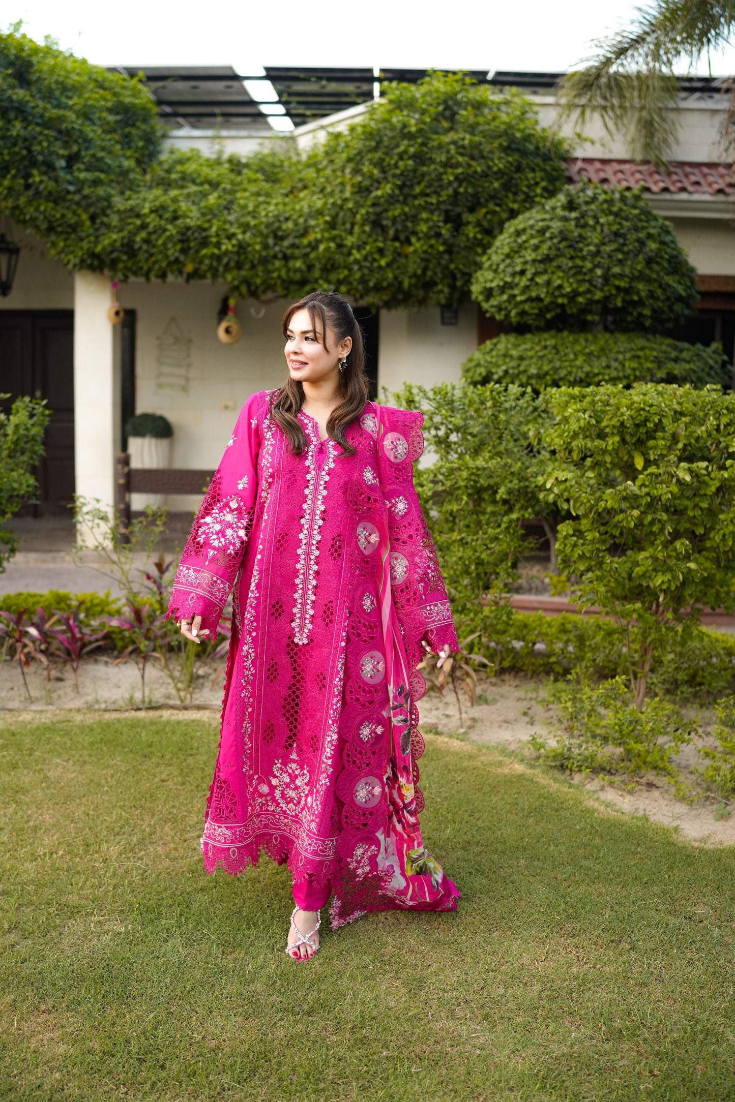 Rs 14000 Aneelas Stitched Signature Luxury Lawn Emb Shirt Trouser 2pc [LUX-26-42] [EAD] [Dispatch Time 2.5 Months]