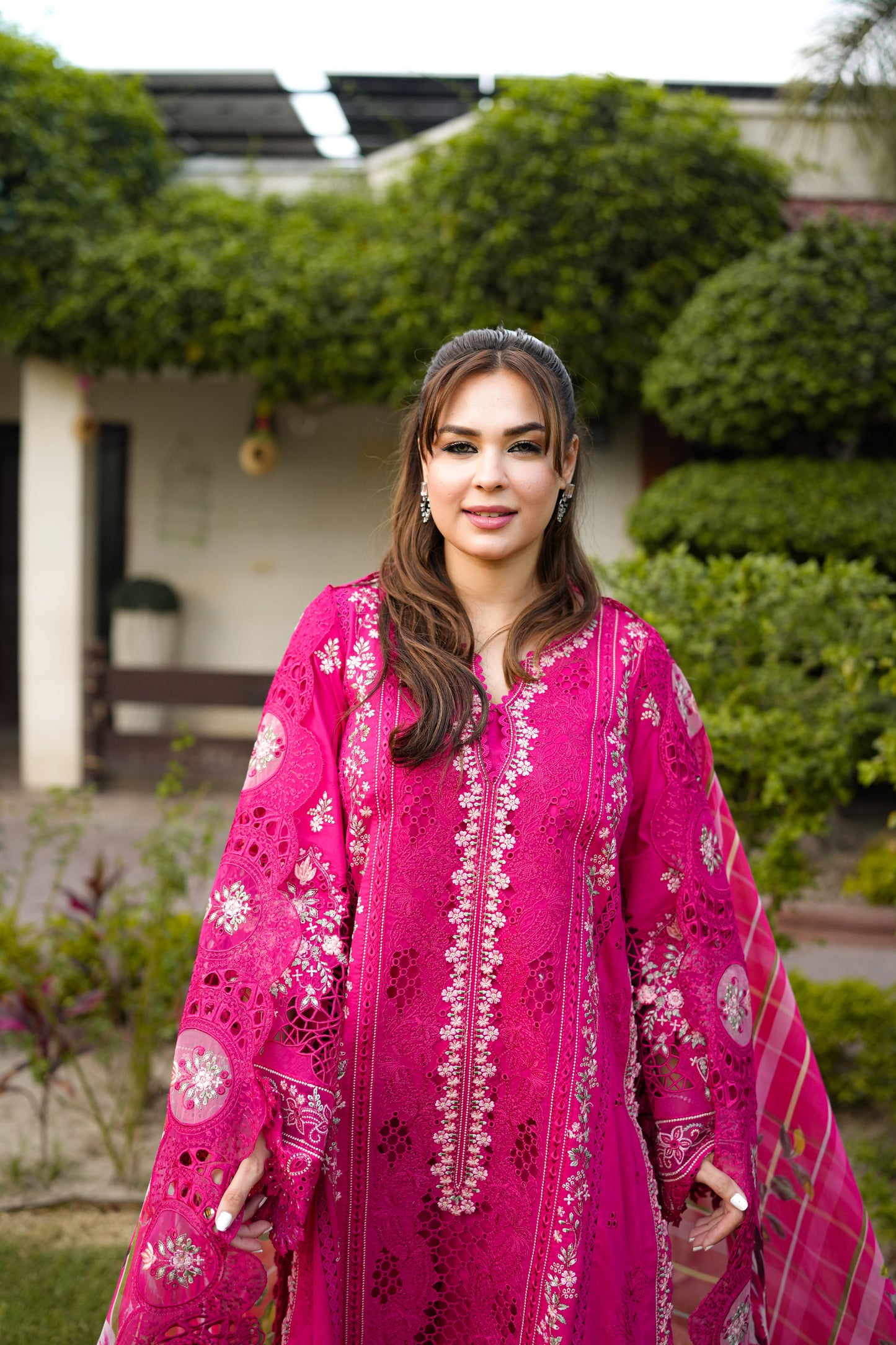 Rs 14000 Aneelas Stitched Signature Luxury Lawn Emb Shirt Trouser 2pc [LUX-26-42] [EAD] [Dispatch Time 2.5 Months]