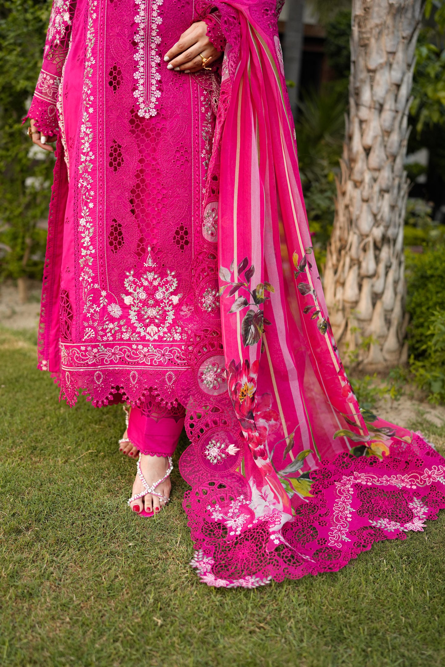 Rs 14000 Aneelas Stitched Signature Luxury Lawn Emb Shirt Trouser 2pc [LUX-26-42] [EAD] [Dispatch Time 2.5 Months]
