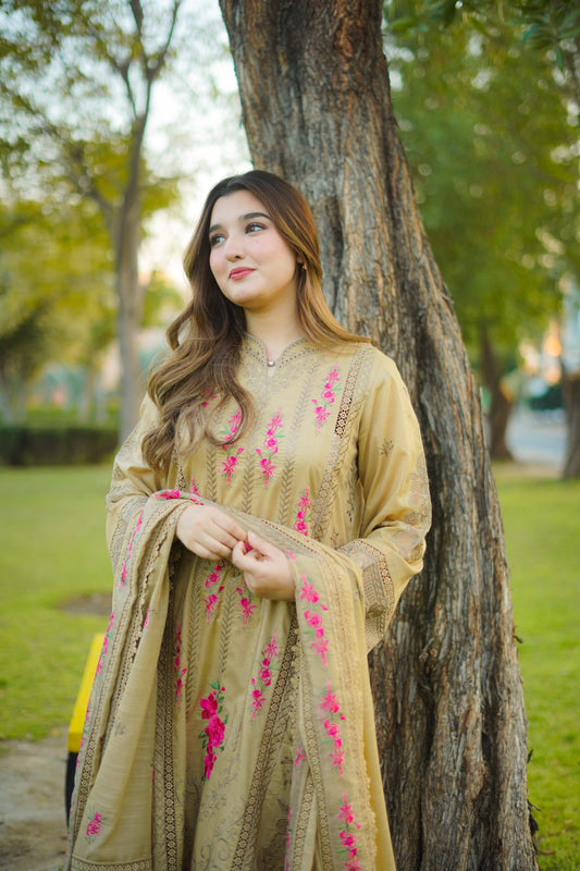 Rs 9500 Aneelas Luxury lawn stitched 2 pc [Dispatch Date 21th August]