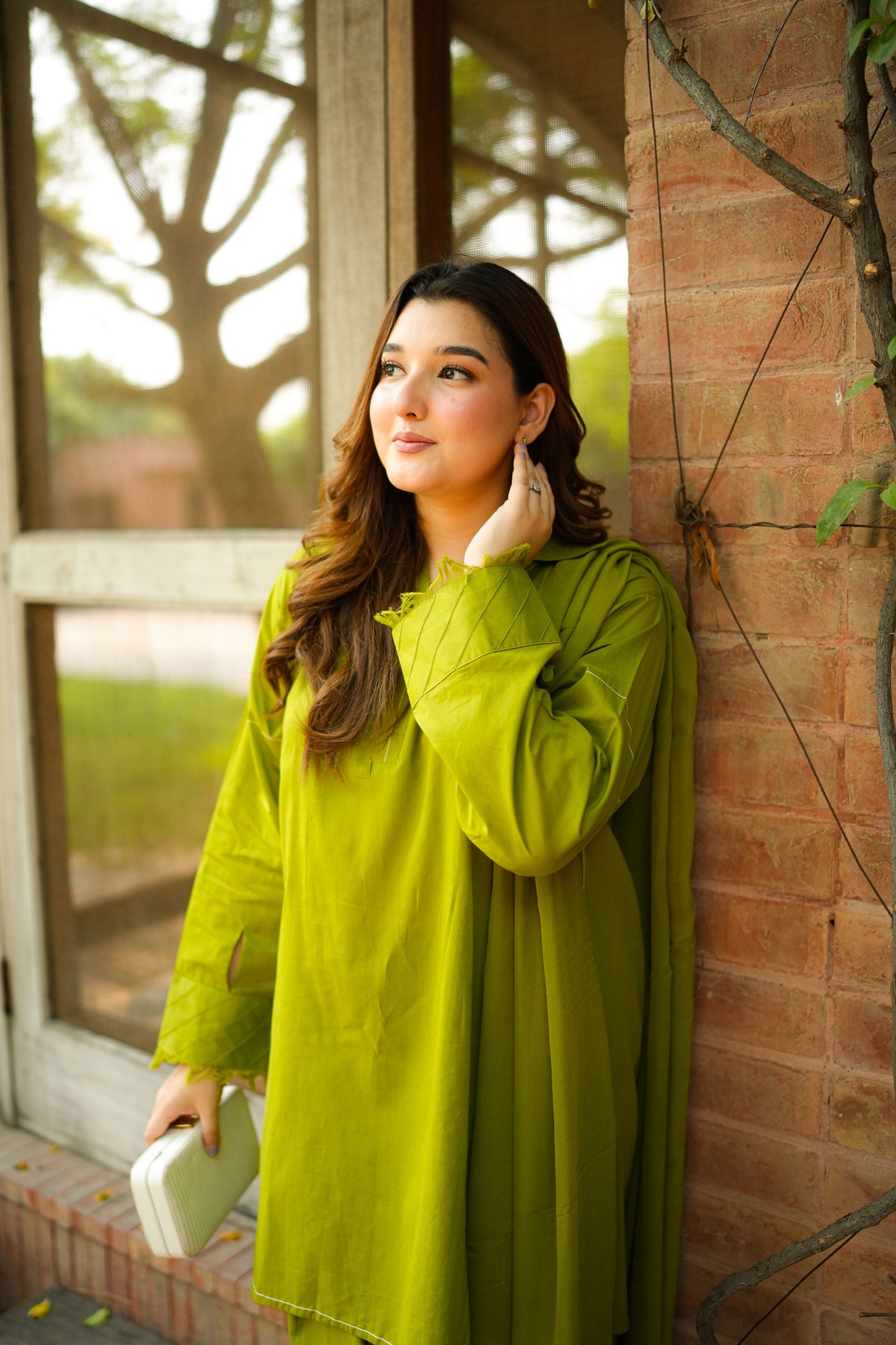 Rs 5500 Aneelas Stitched Solid Lawn 2pc with Shalwar [SL-11] [Disaptch Time 2 Months]