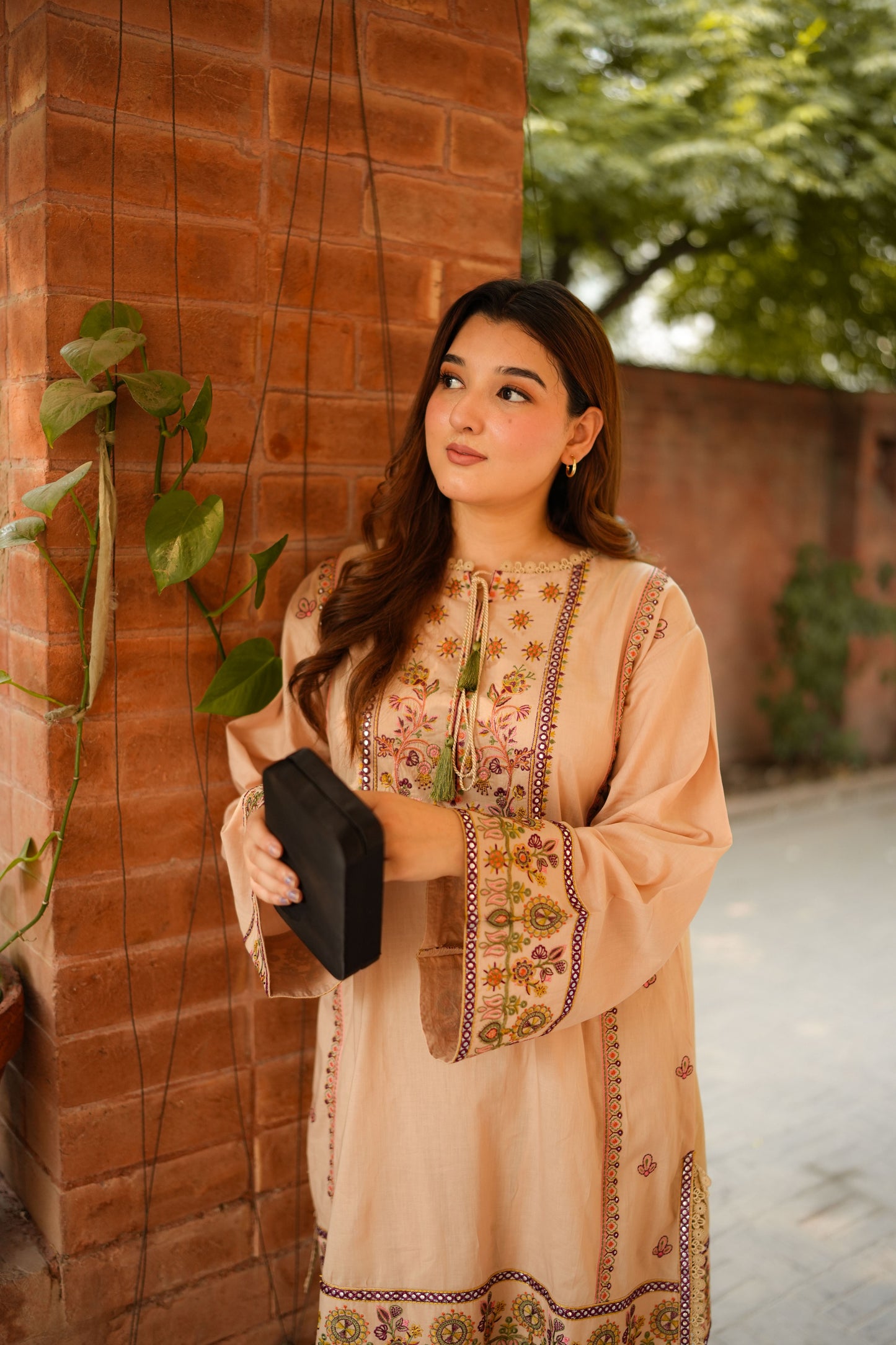 Rs 7500 Aneelas Stitched Lawn Emb Shirt Trouser 2pc [LUX-26-69] [Dispatch Time 2 Months]