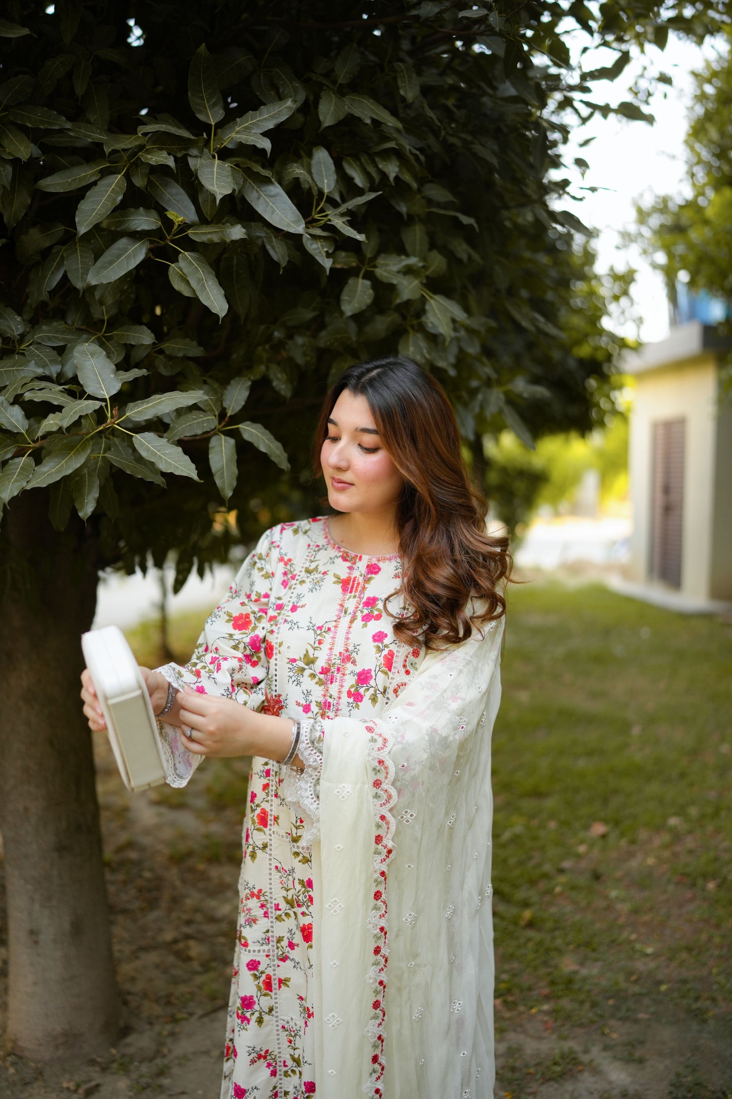 Rs 11000 Aneelas Stitched Print Emb 2pc [SPR-26-64] [Dispatch Time 2 Month]