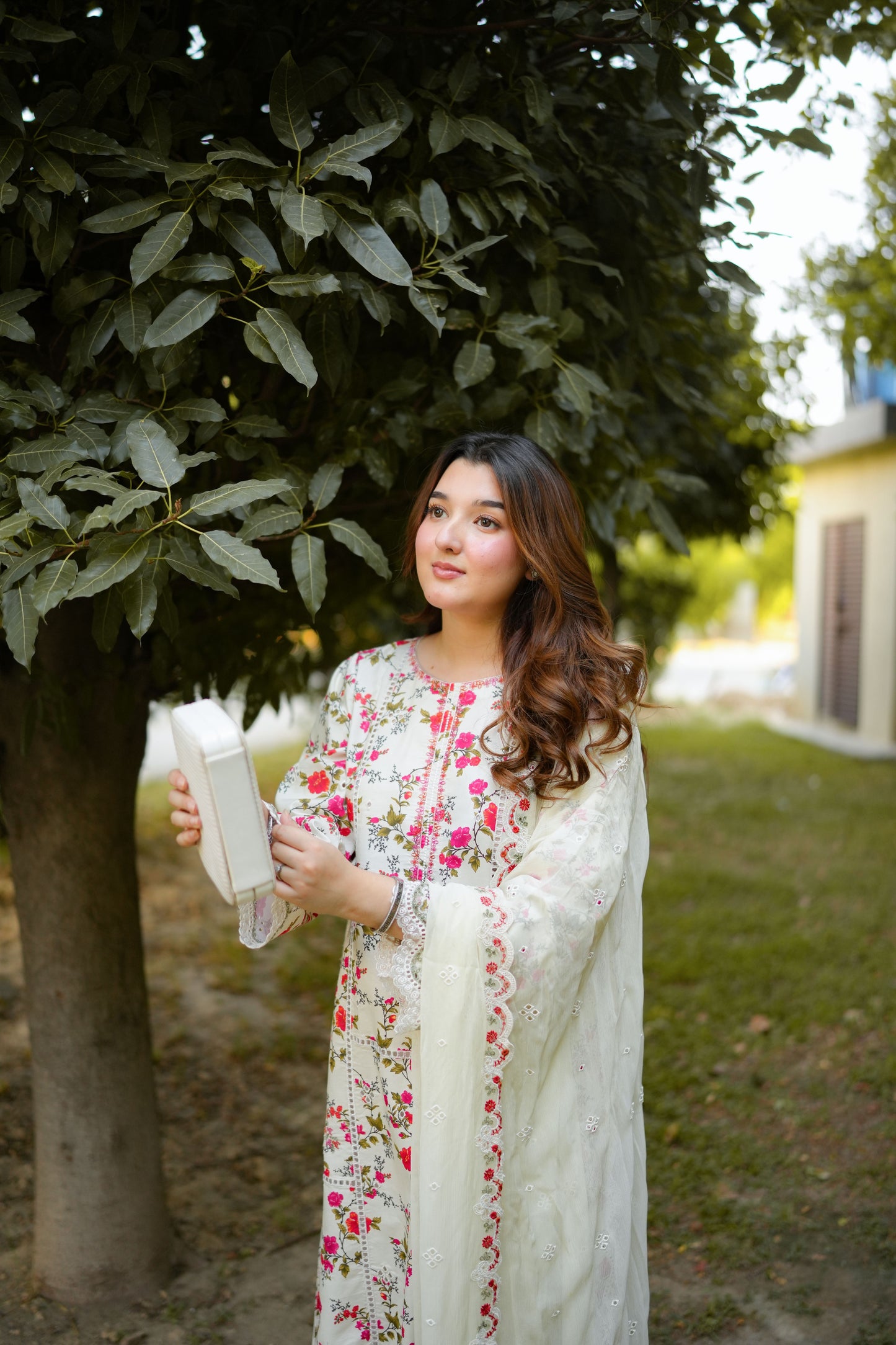 Rs 11000 Aneelas Stitched Print Emb 2pc [SPR-26-64] [Dispatch Time 2 Month]