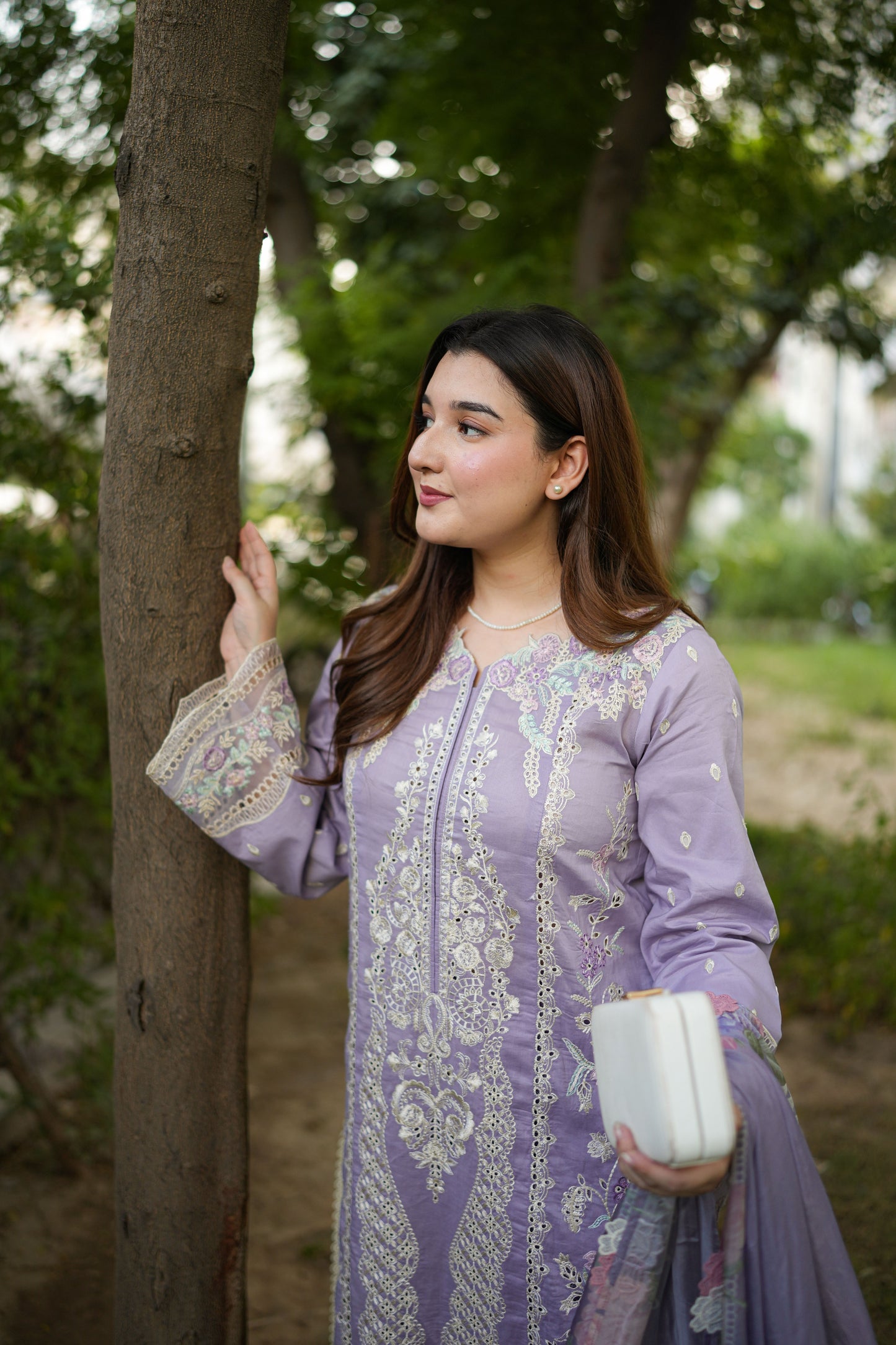 Rs 14950 Aneelas Stitched Lawn Emb 3pc Silk Duppata [LUX-26-93] [Dispatch Time 2 Months]