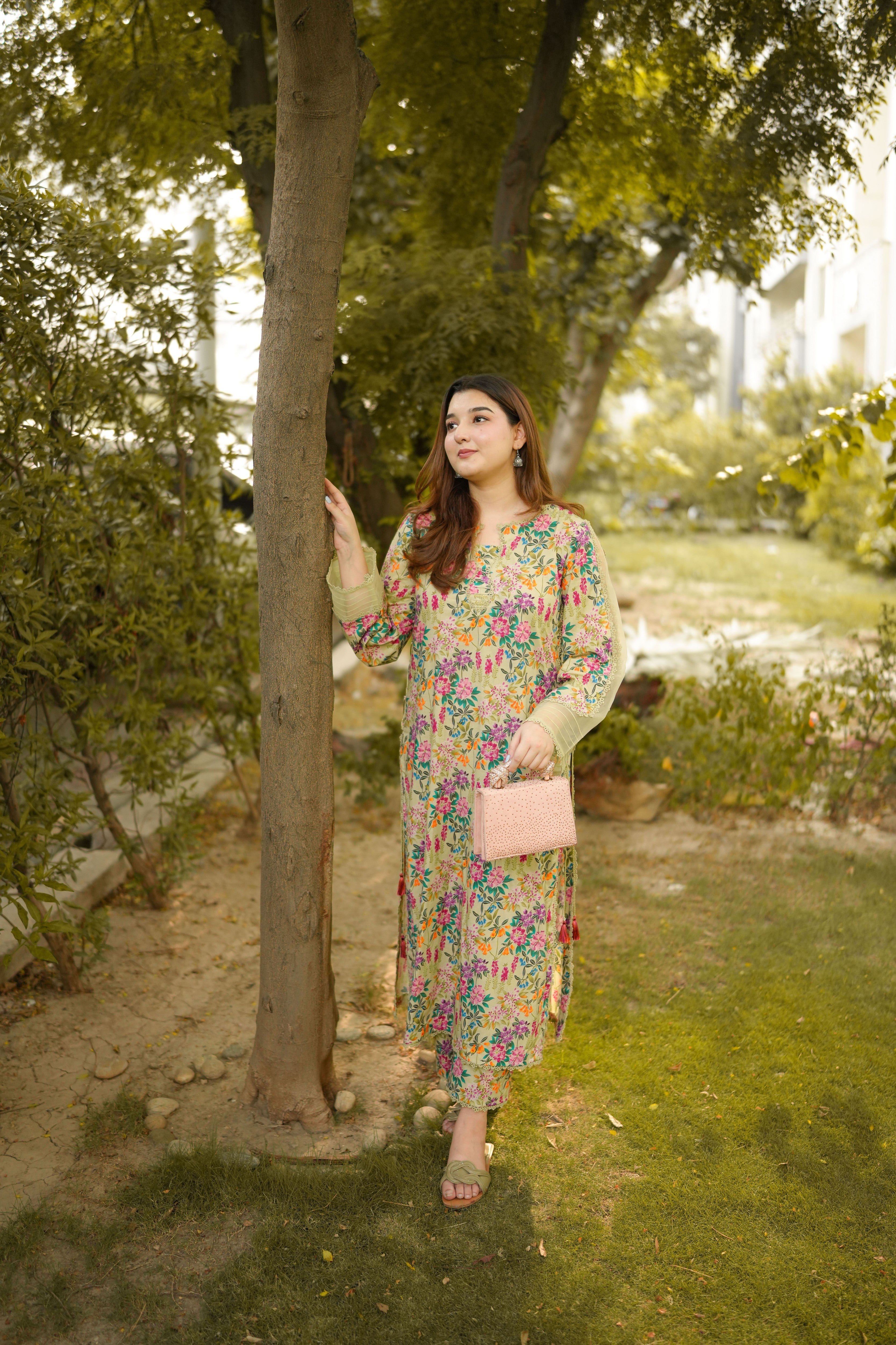 Rs 5500 Aneelas Stitched Print ONLY Lawn 2pc [SPR-26-83] [Dispatch Time 2 Months]