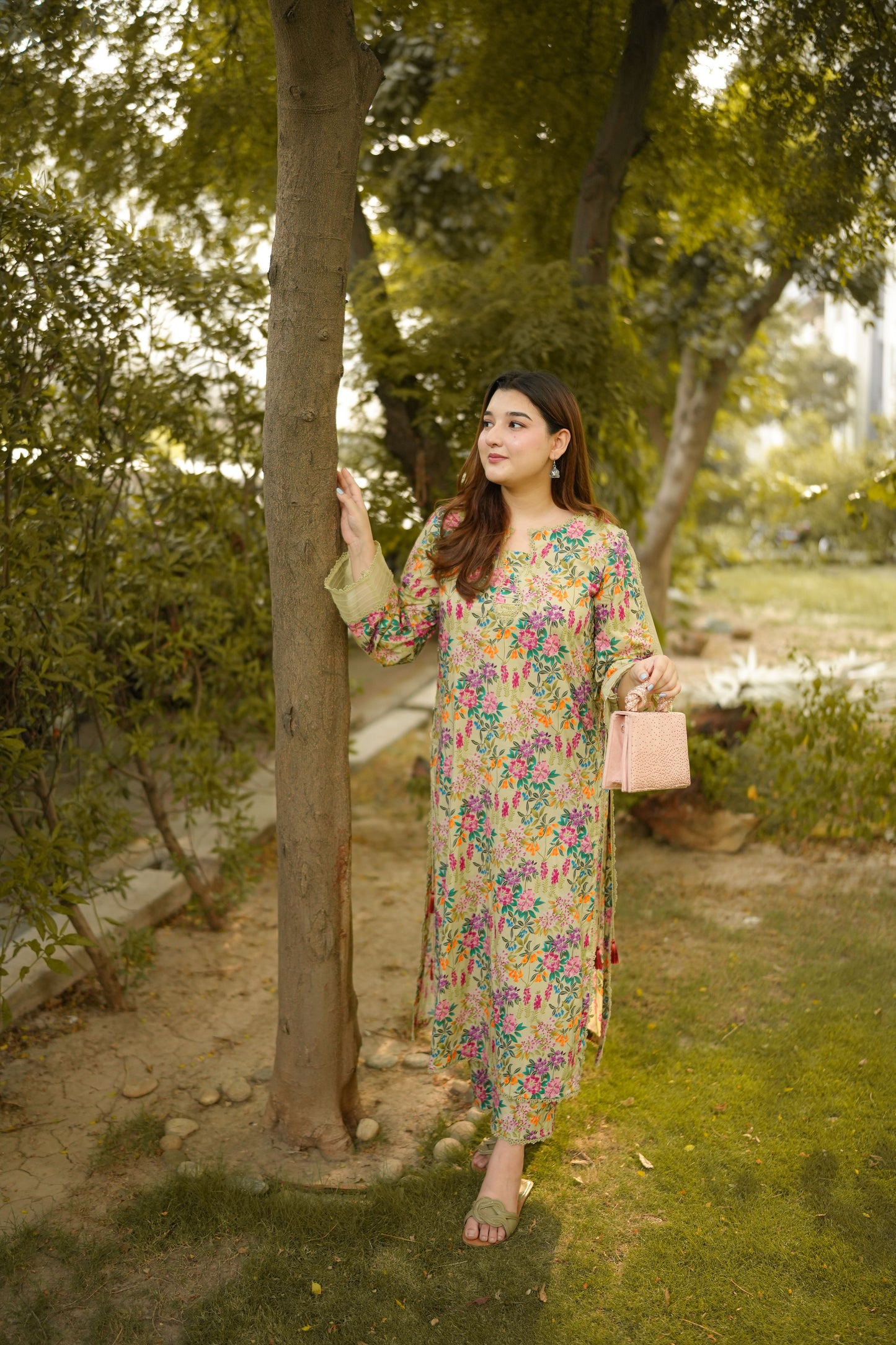 Rs 5500 Aneelas Stitched Print ONLY Lawn 2pc [SPR-26-83] [Dispatch Time 2 Months]