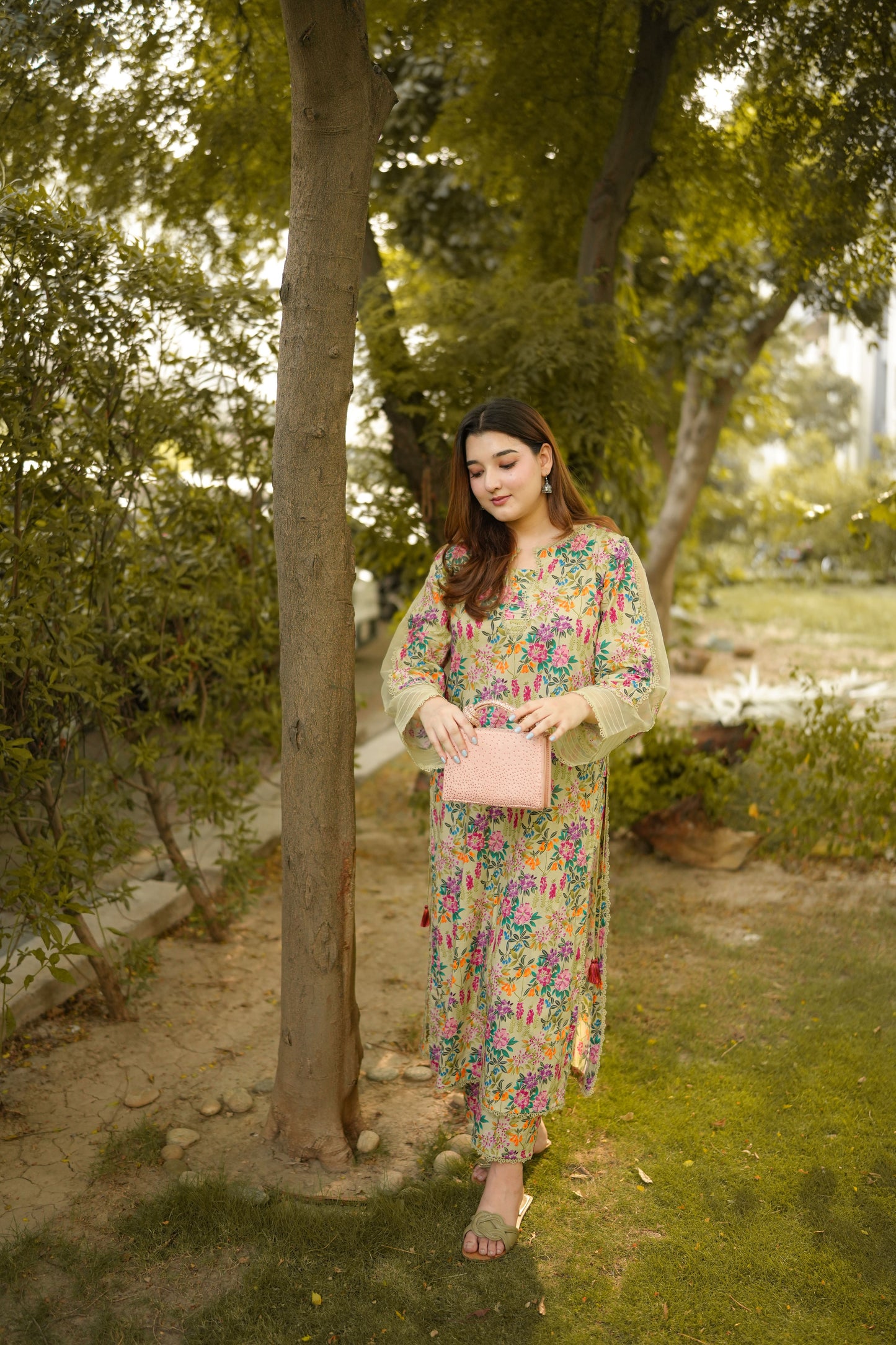 Rs 5500 Aneelas Stitched Print ONLY Lawn 2pc [SPR-26-83] [Dispatch Time 2 Months]