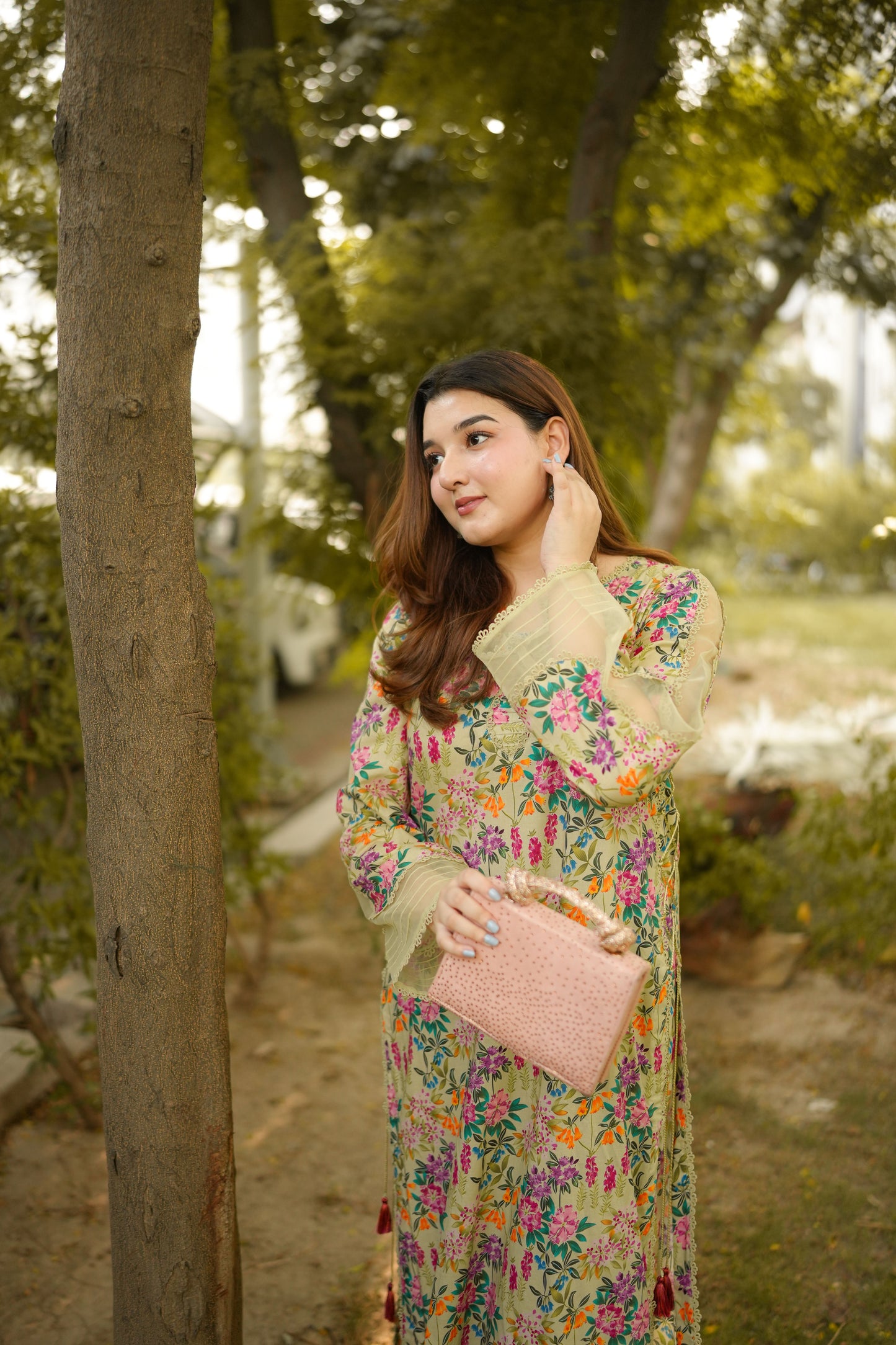 Rs 5500 Aneelas Stitched Print ONLY Lawn 2pc [SPR-26-83] [Dispatch Time 2 Months]