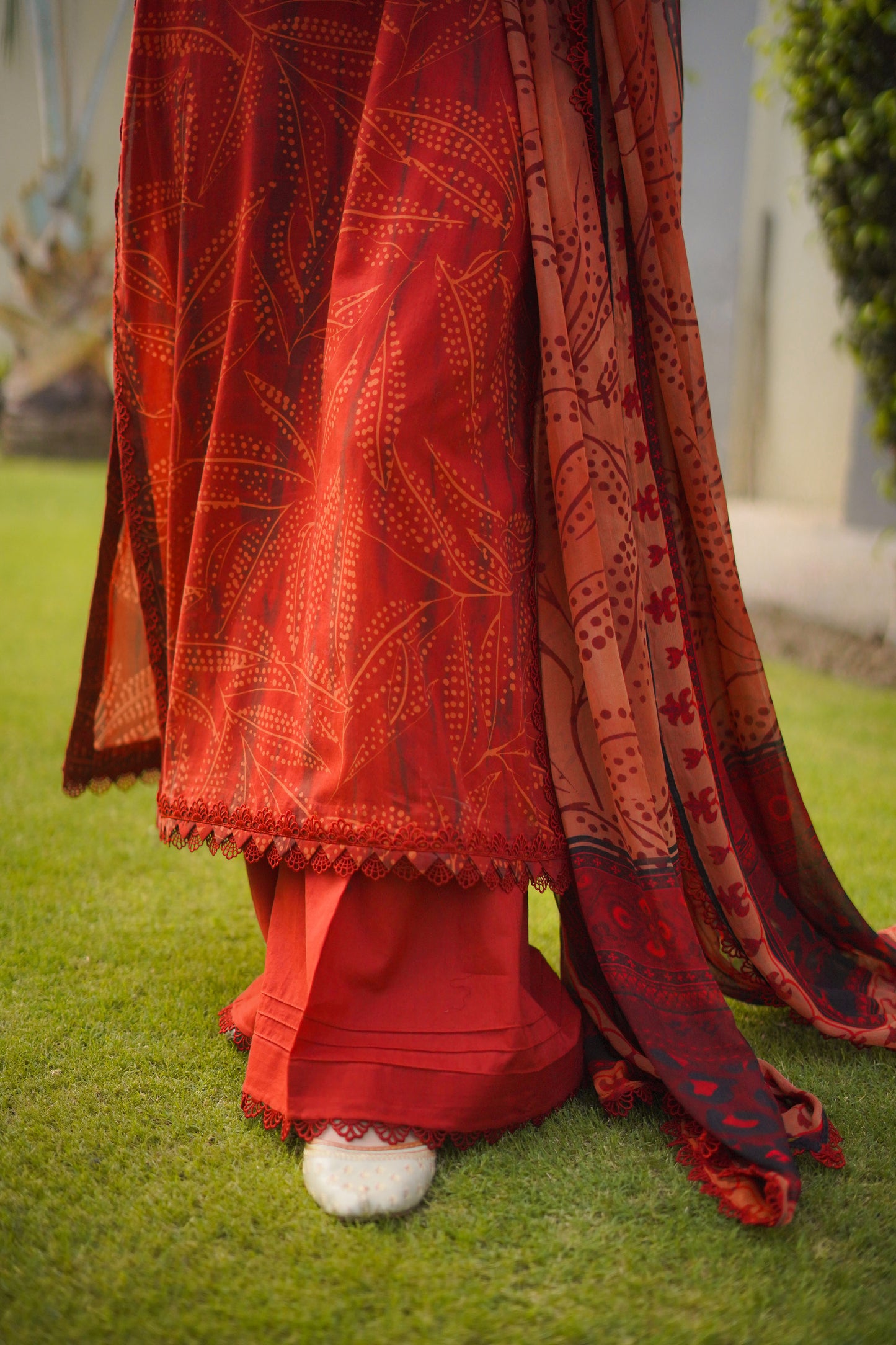 Rs 4700 Aneelas UNstitched Print Lawn Chiffon Duppata 3pc [PR-17-A] [Dispatch Time 1 Month