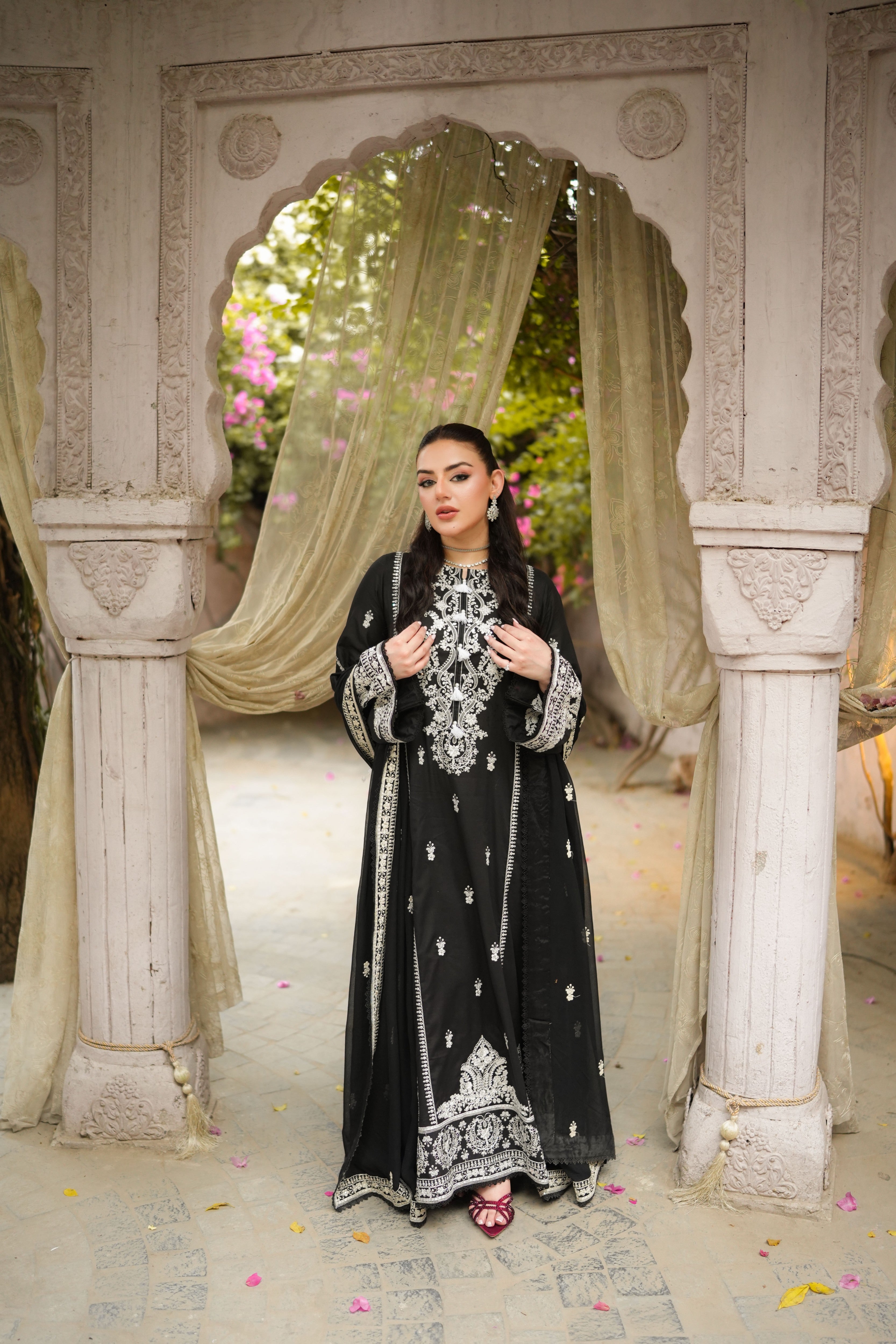 Rs 10950 Aneelas Stitched Viscose Emb 2pc [VC-26-01][Dispatch Time 2.5 Months]