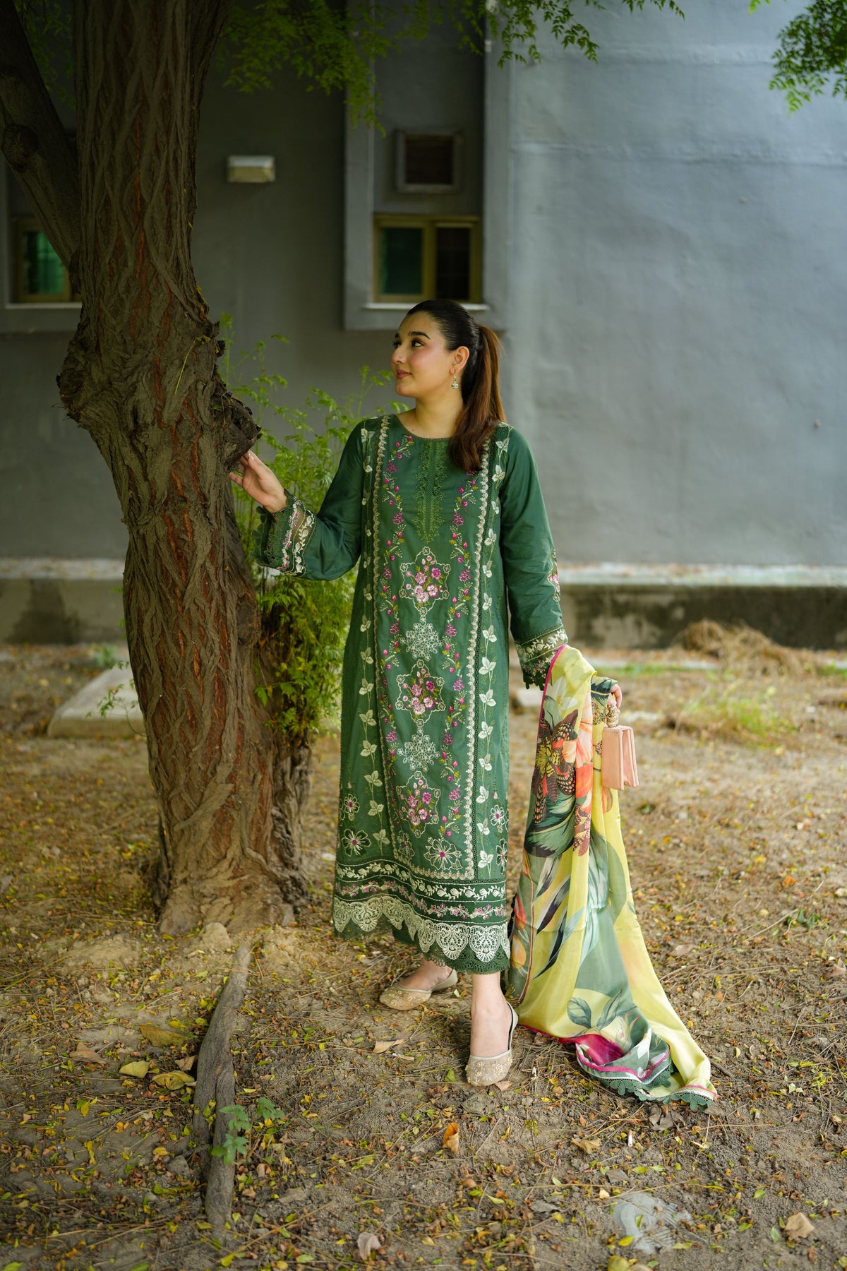 Aneelas Viscose 3pc With Silk Duppata [VC-26-08] [Dispatch Time 2 Month]