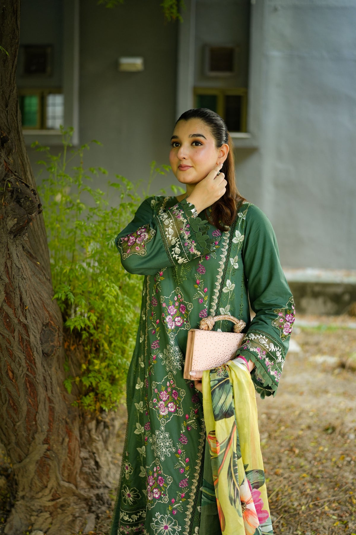 Aneelas Viscose 3pc With Silk Duppata [VC-26-08] [Dispatch Time 2 Month]