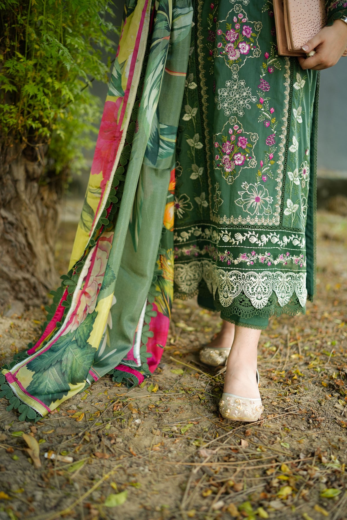 Aneelas Viscose 3pc With Silk Duppata [VC-26-08] [Dispatch Time 2 Month]