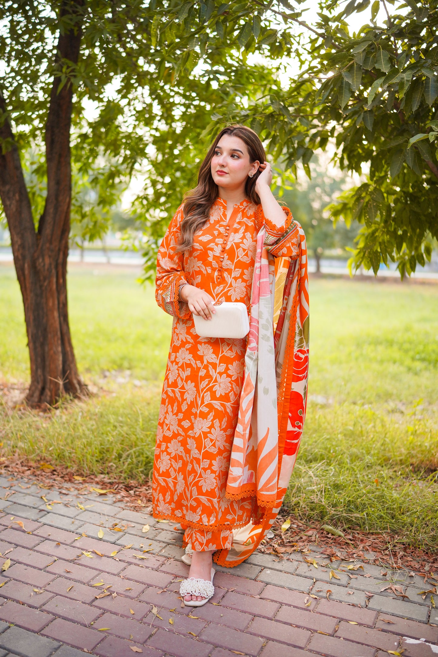 Rs 7950 Aneelas Print Stitched Viscose 3pc [WPR-03] [Dispatch Time 2 Months]