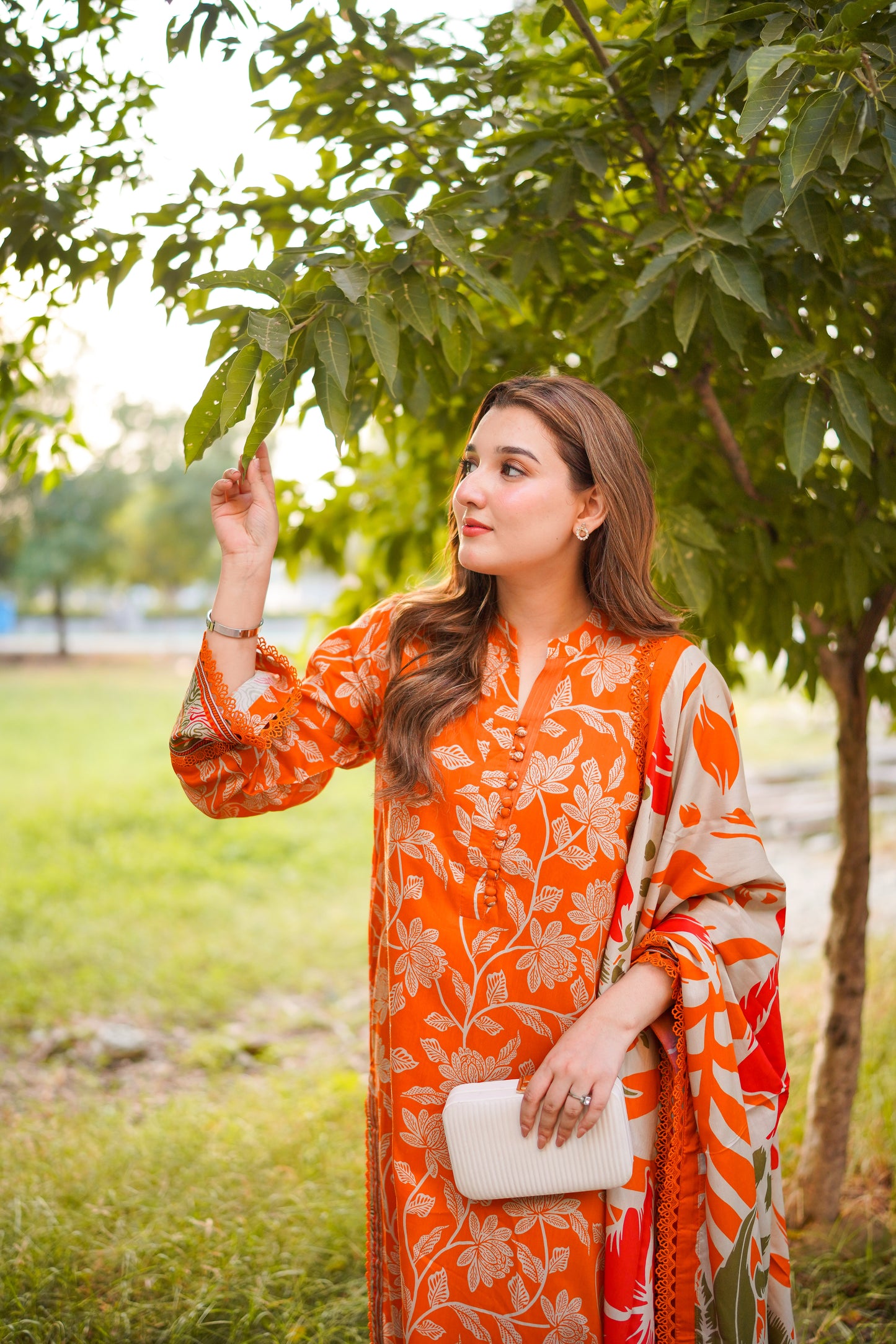 Rs 7950 Aneelas Print Stitched Viscose 3pc [WPR-03] [Dispatch Time 2 Months]