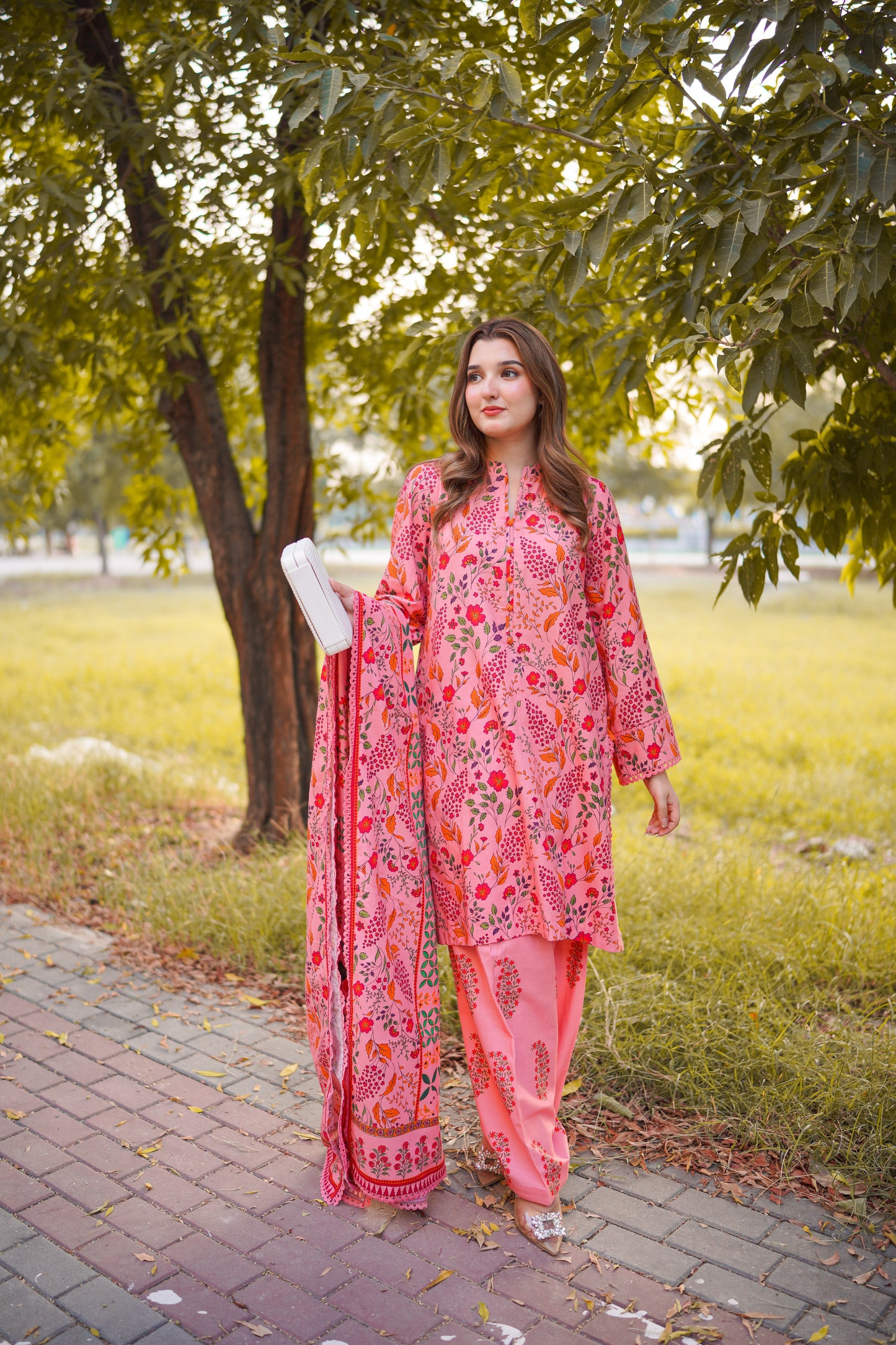 Aneelas Stitched Print Khadar 3pc [WPR-15] [Dispatch Time 2 Months]
