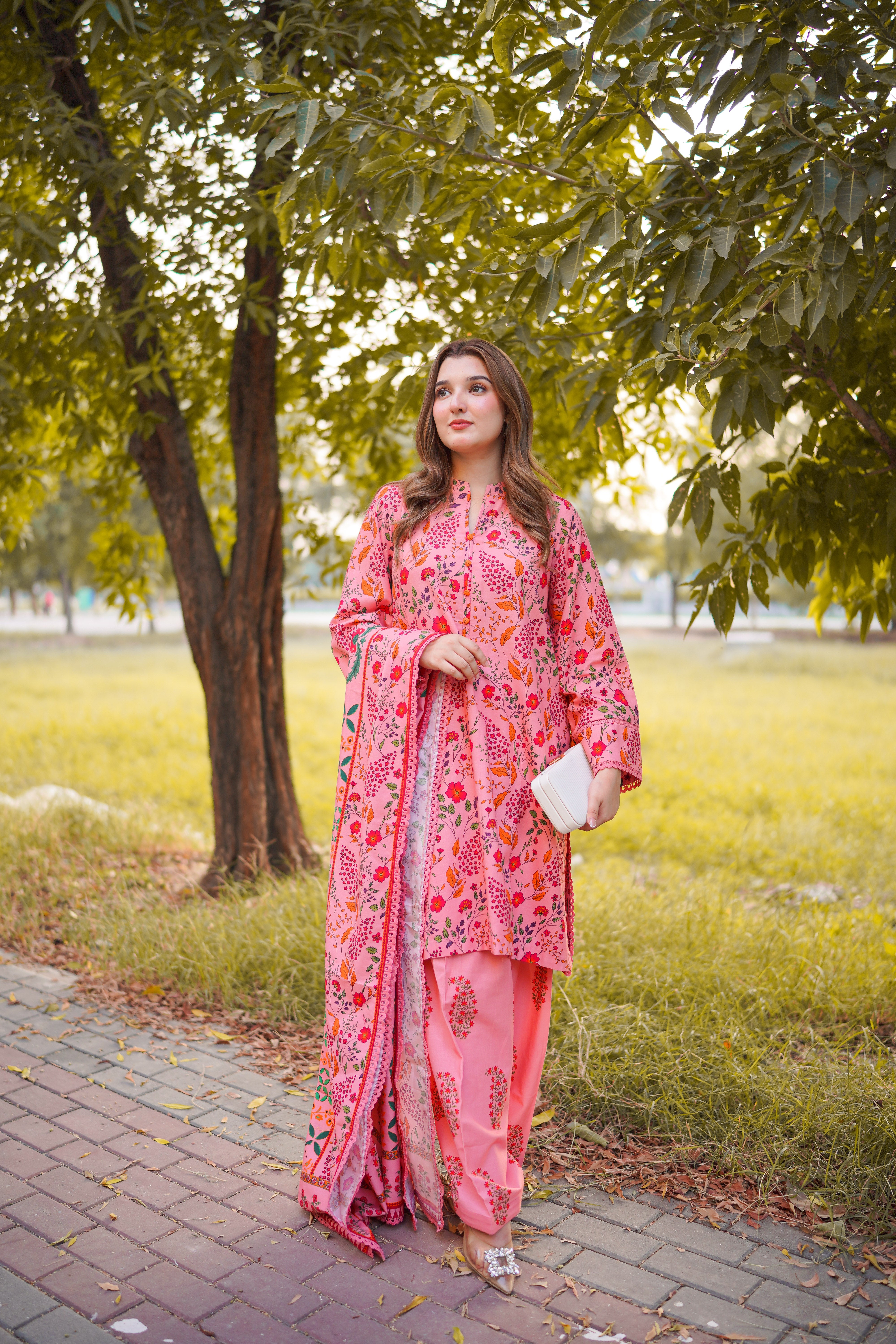 Aneelas Stitched Print Khadar 3pc [WPR-15] [Dispatch Time 2 Months]