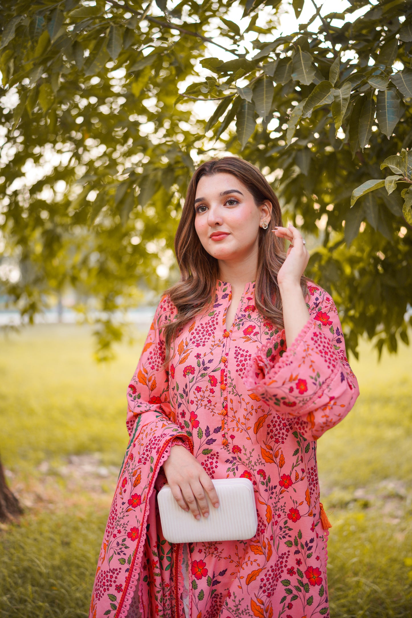 Aneelas Stitched Print Khadar Shirt Trouser 2pc [WPR-15] [Dispatch Time 2 Months]