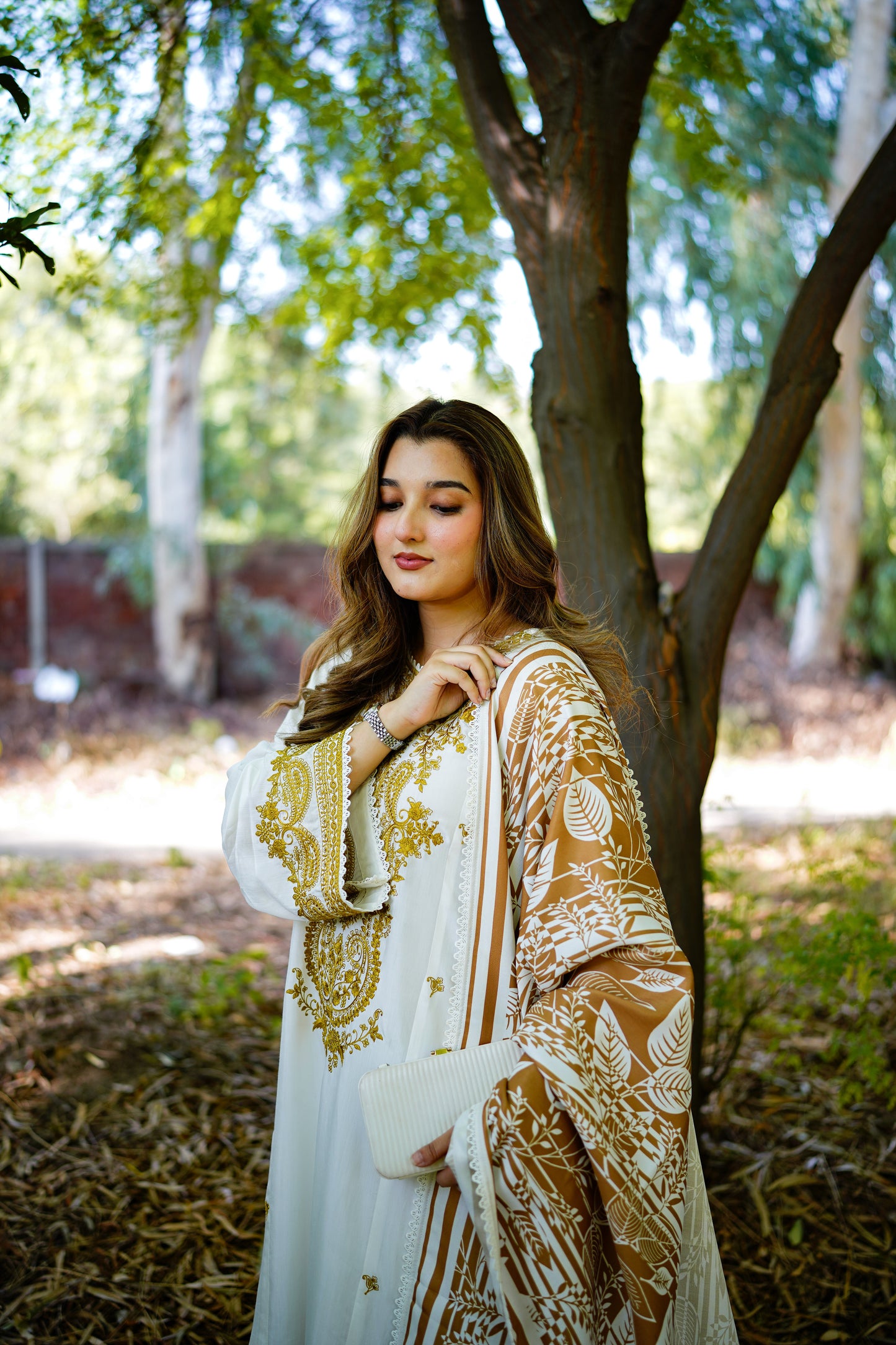 Rs 13500 Aneelas Stitched Viscose Emb 3pc With Printed Shawl [VC-03] [Dispatch Time 2 Months]