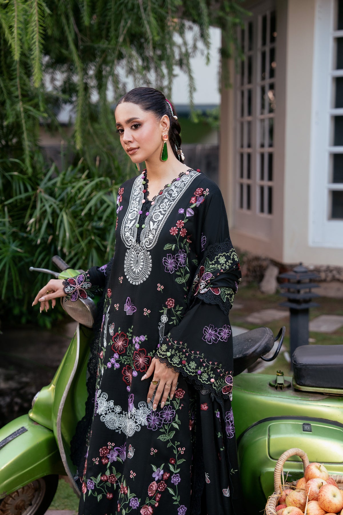 Aneelas Premium Pashmina Luxury Emb 3pc Emb Shawl [WLUX-26-24] [Dispatch Time 2.5 Months]