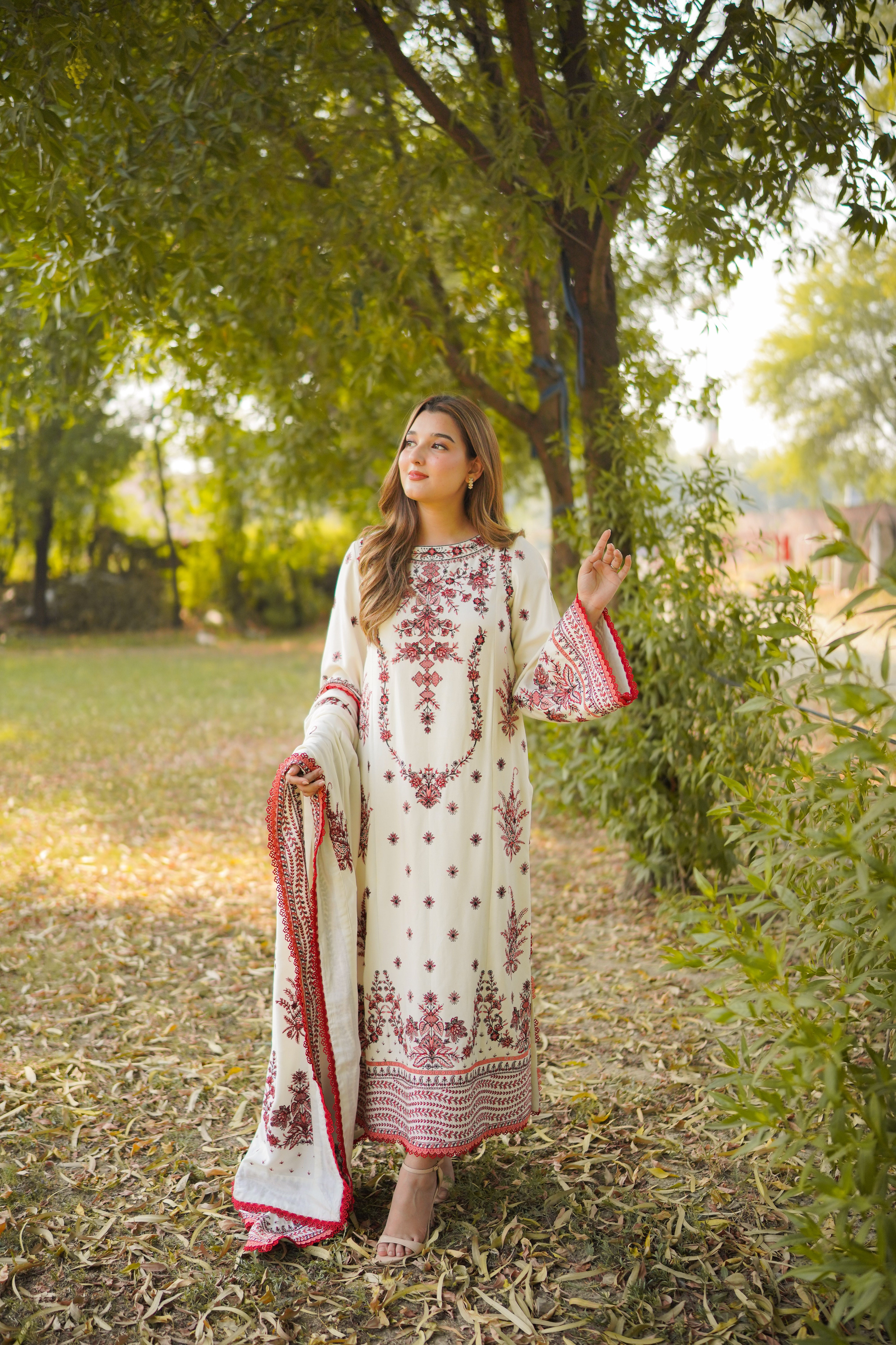 Rs 18500 Aneelas Stitched Luxury Winter Twill Emb 3pc [WLUX-05] [Dispatch Time 2 Months]