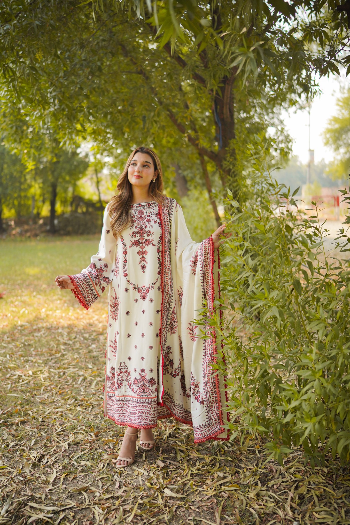 Rs 18500 Aneelas Stitched Luxury Winter Twill Emb 3pc [WLUX-05] [Dispatch Time 2 Months]