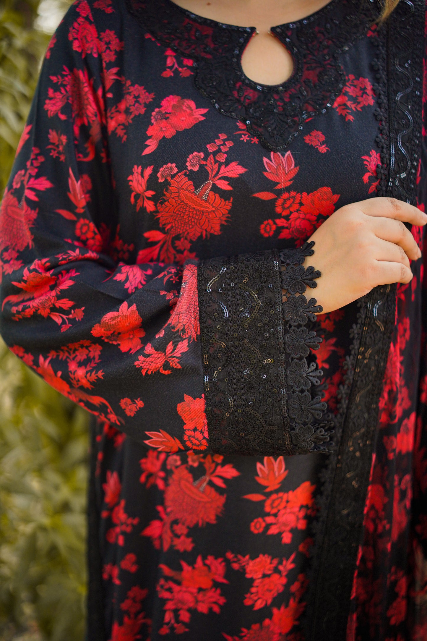 Rs 10500 Aneelas Stitched Print Khadar Emb Shirt Trouser Chiffon Duppata 3pc [WPR-21] [Dispatch Time 2 Months]