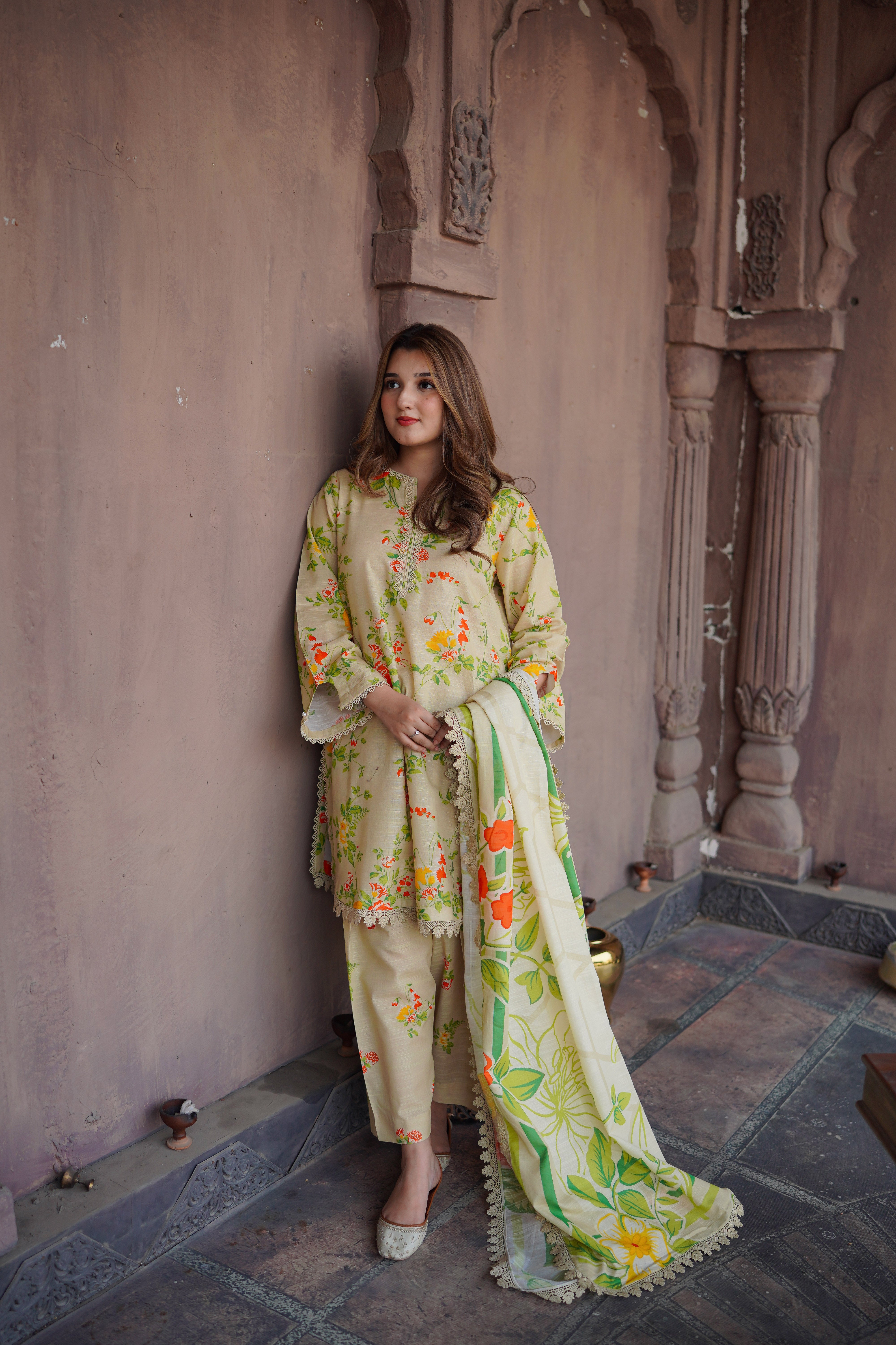 Rs 5000 Aneelas Stitched Khadar Printed 2pc [WPR-26] [Dispatch Time 2 Months]