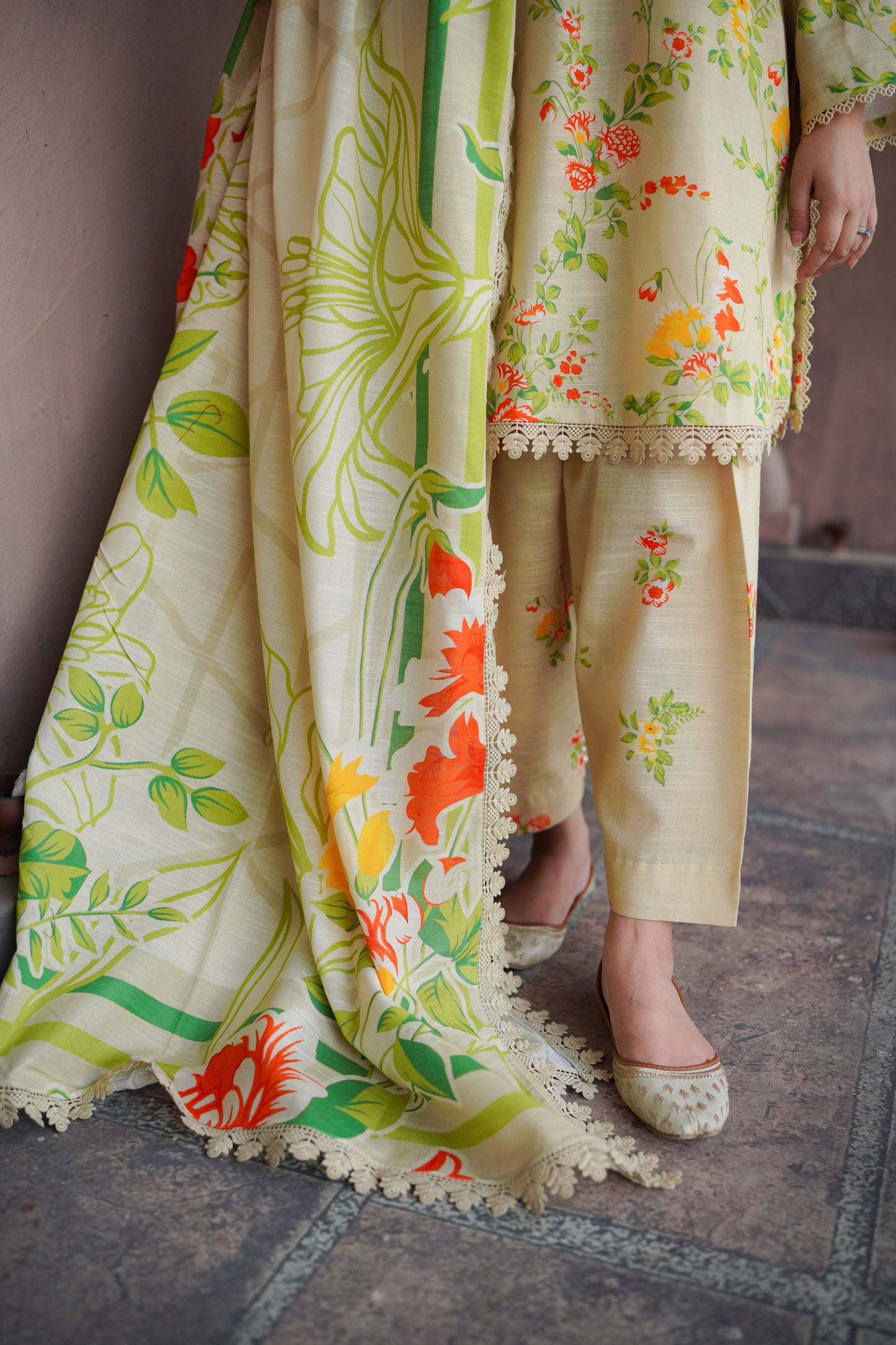 Rs 5000 Aneelas Stitched Khadar Printed 2pc [WPR-26] [Dispatch Time 2 Months]