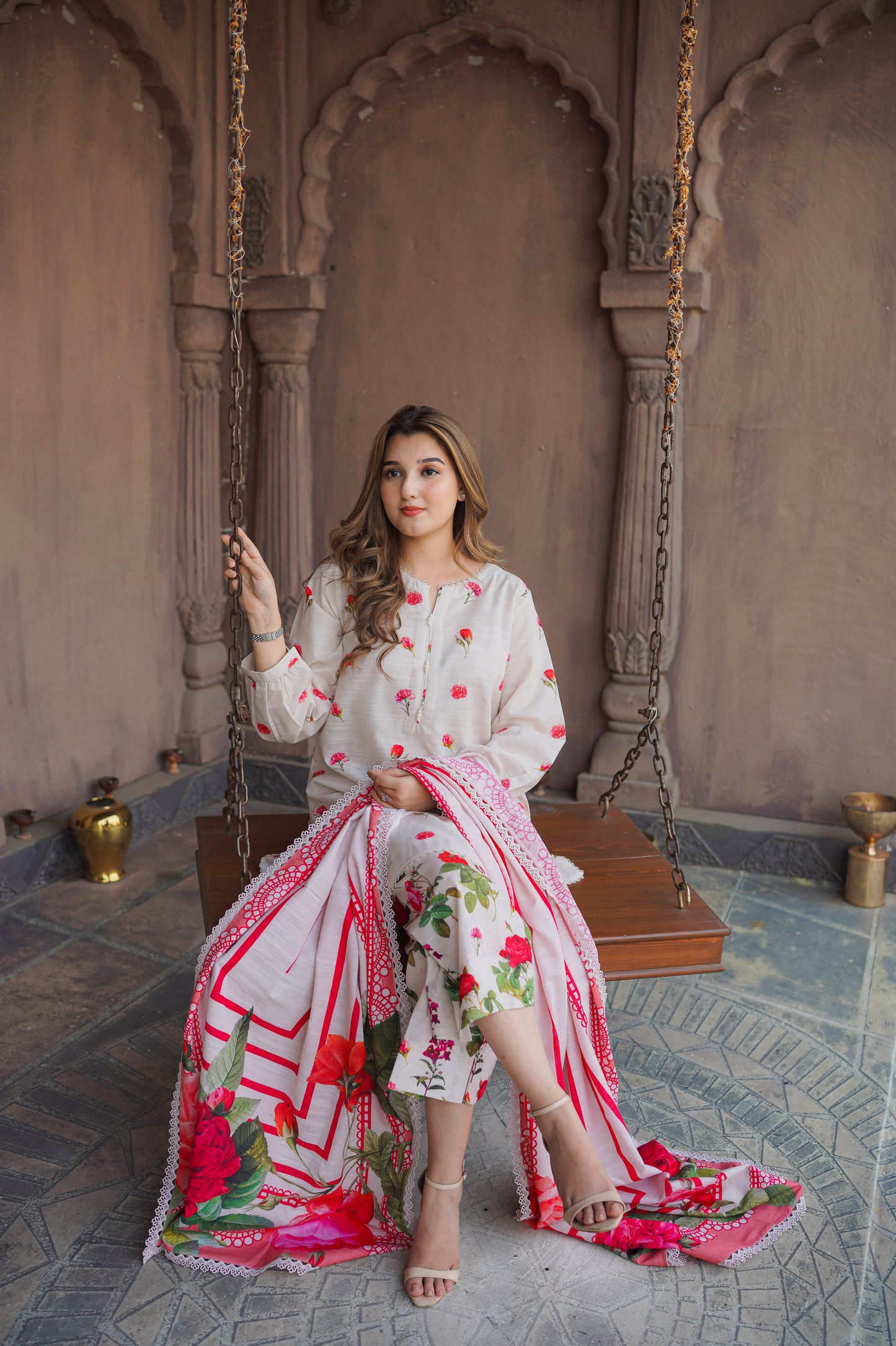 Rs 5000 Aneelas Stitched Khadar Printed 2pc [WPR-25] [Dispatch Time 2 Months]